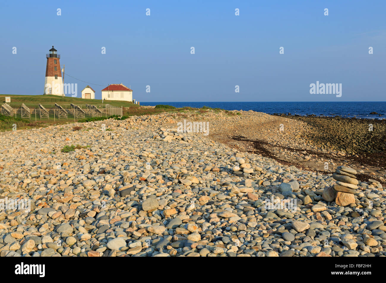 Point Judith Lighthouse, Rhode Island, USA Stockfoto