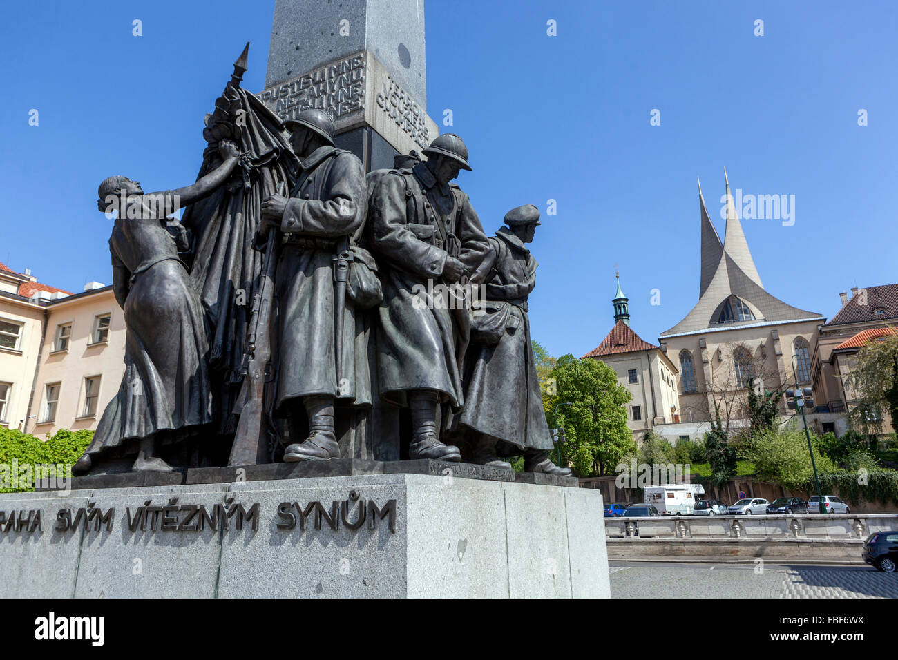 Emmaus Kloster und Memorial "Prag zu seinem siegreichen Söhne", Prag, Tschechische Republik Stockfoto