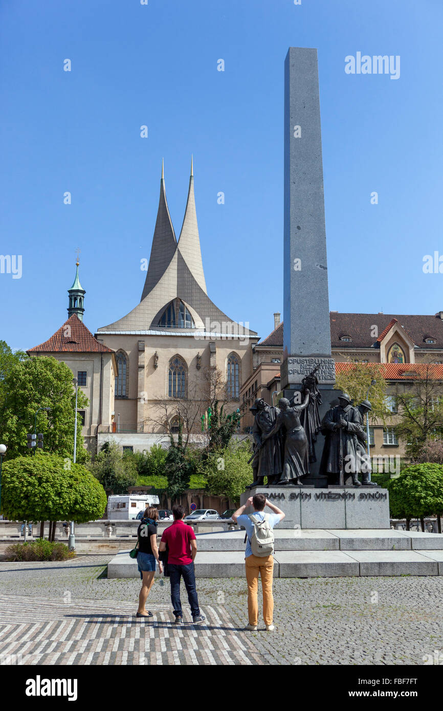 Emmaus Kloster und Memorial "Prag zu seinem siegreichen Söhne", Prag, Tschechische Republik Stockfoto