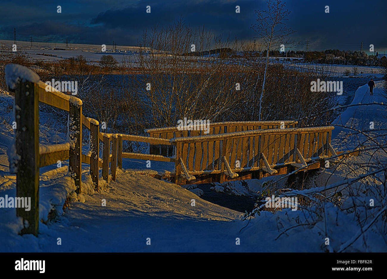 Golden Bridge Stockfoto