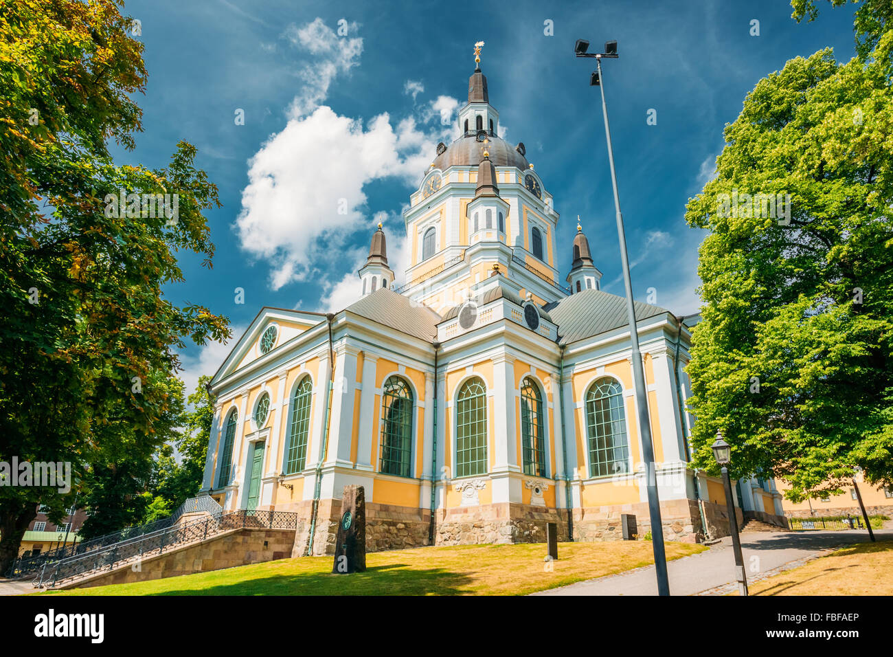 Katarina Kyrka (Katharinenkirche) gehört zu den großen Kirchen mitten in Stockholm, Schweden Stockfoto