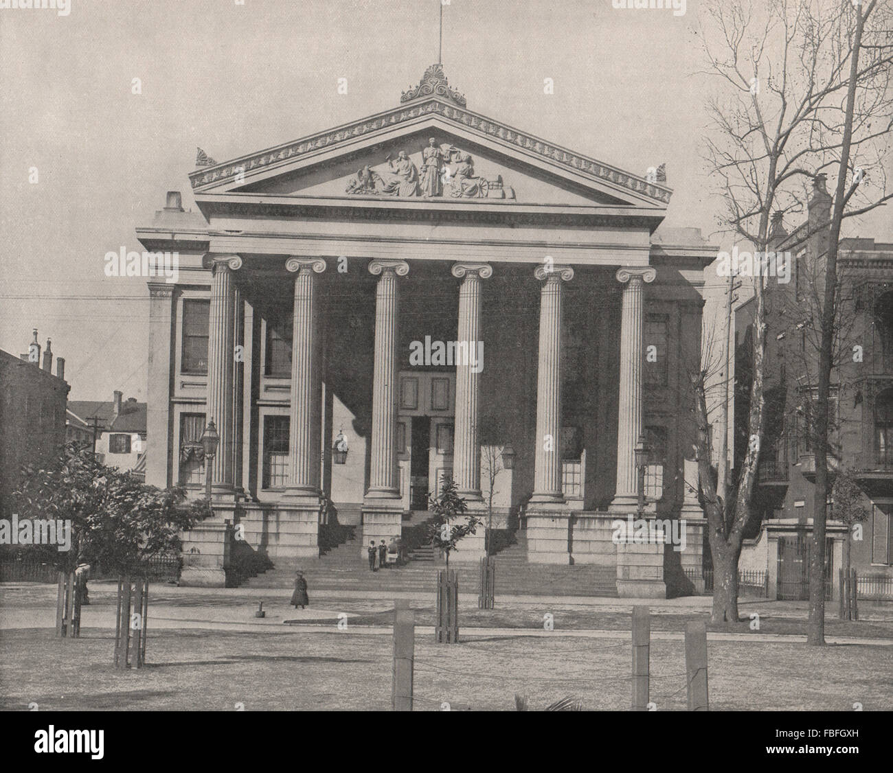 Rathaus, New Orleans, Louisiana, antique print 1895 Stockfoto