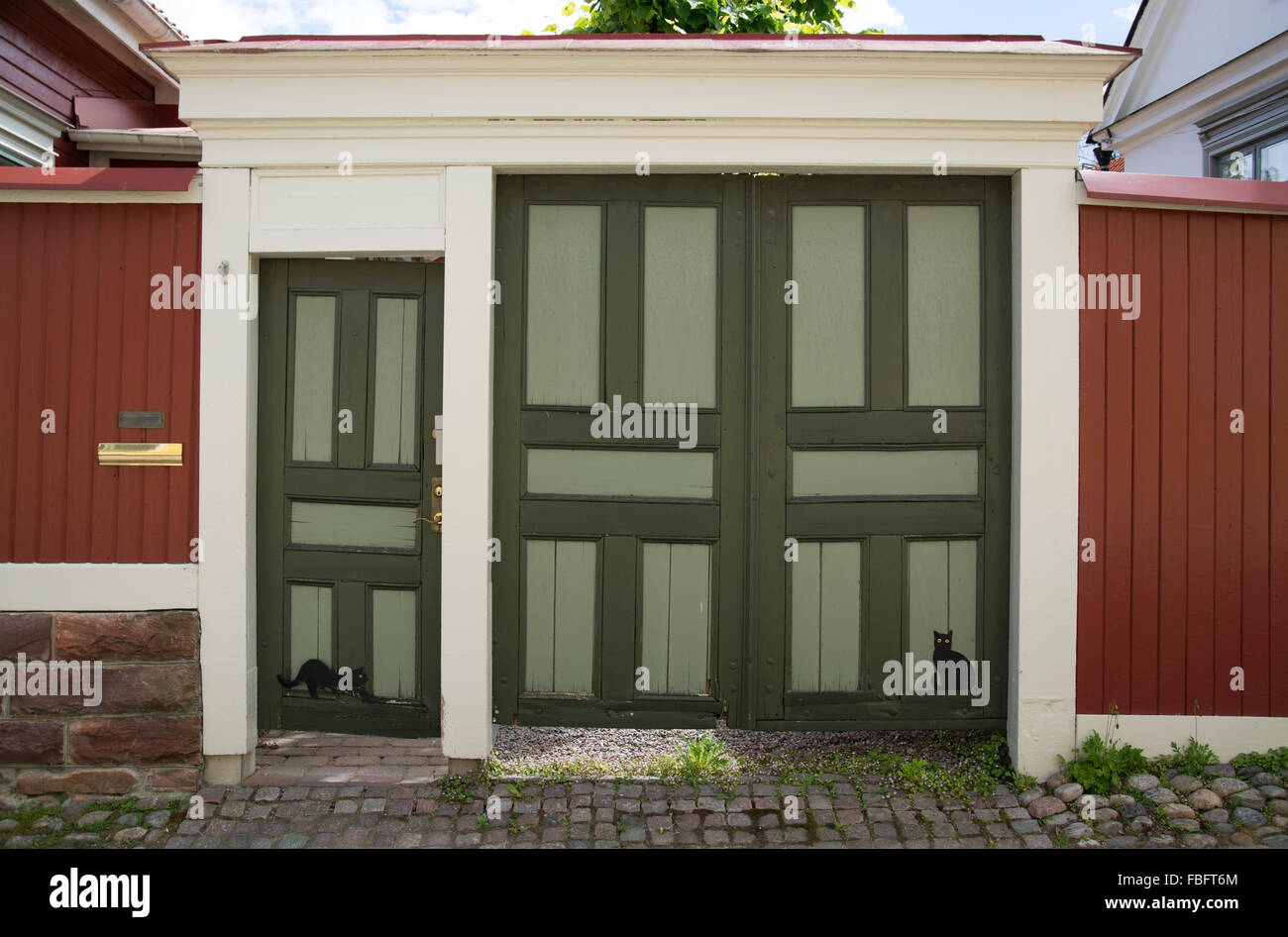 Gaevle ist eine Stadt in Schweden, der Sitz der Gemeinde Gävle und die Hauptstadt Gävleborg Grafschaft. Stockfoto