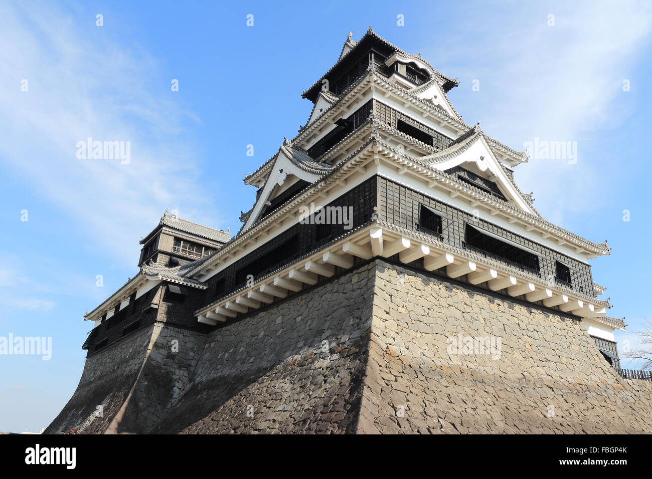 Burg Kumamoto in Japan Stockfoto