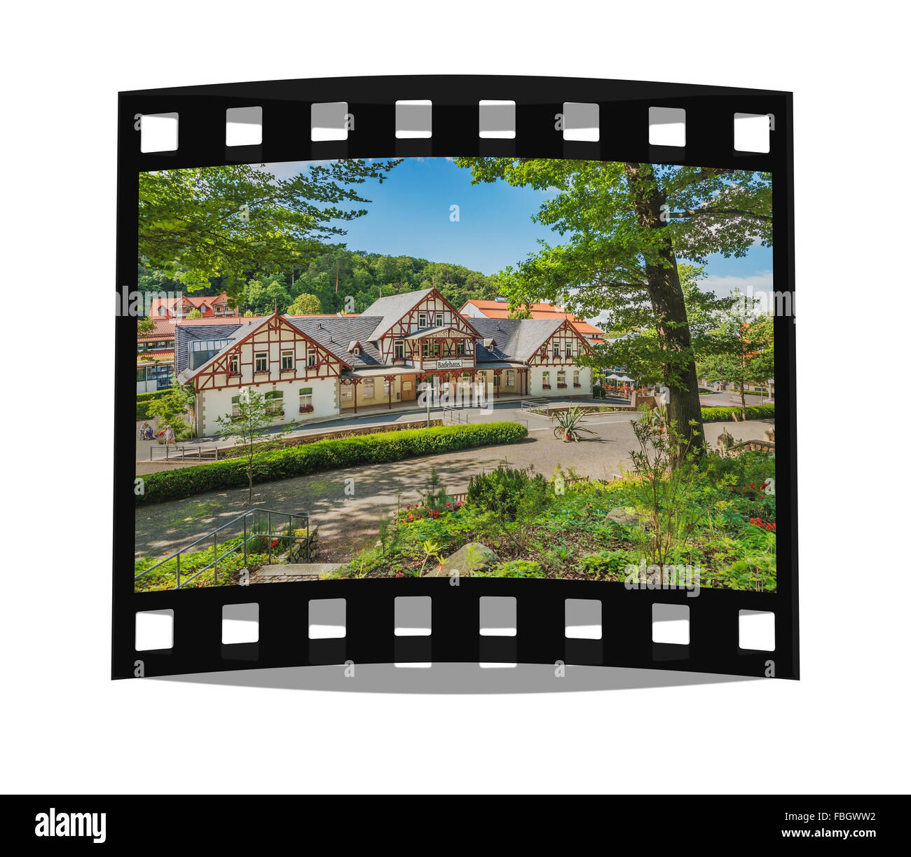 Bad Haus Bad Suderode, Quedlinburg, Harz, Sachsen-Anhalt, Deutschland, Europa Stockfoto