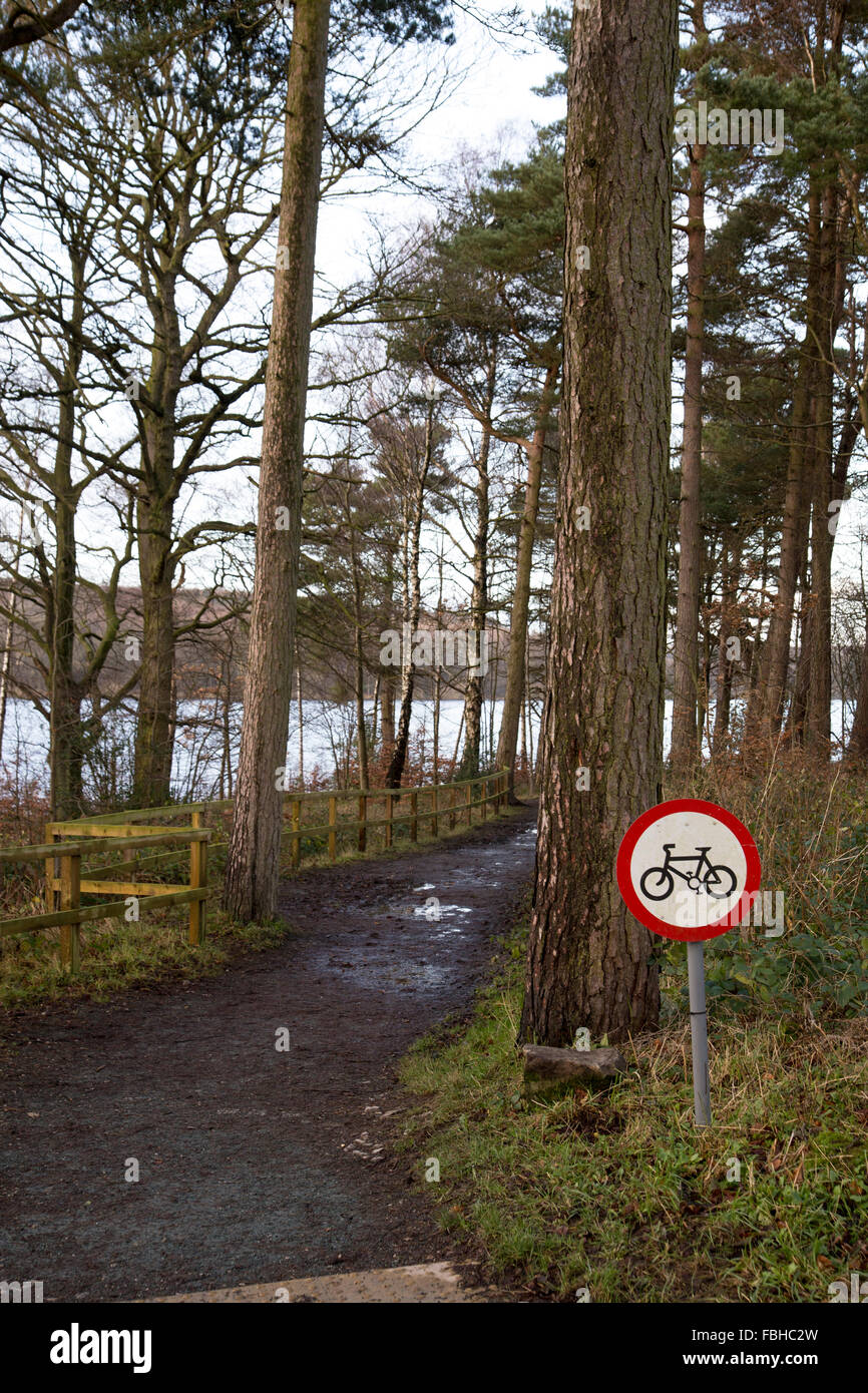 Swinsty Reservoir - Yorkshire Water Reservoir bei Swinsty Stockfoto