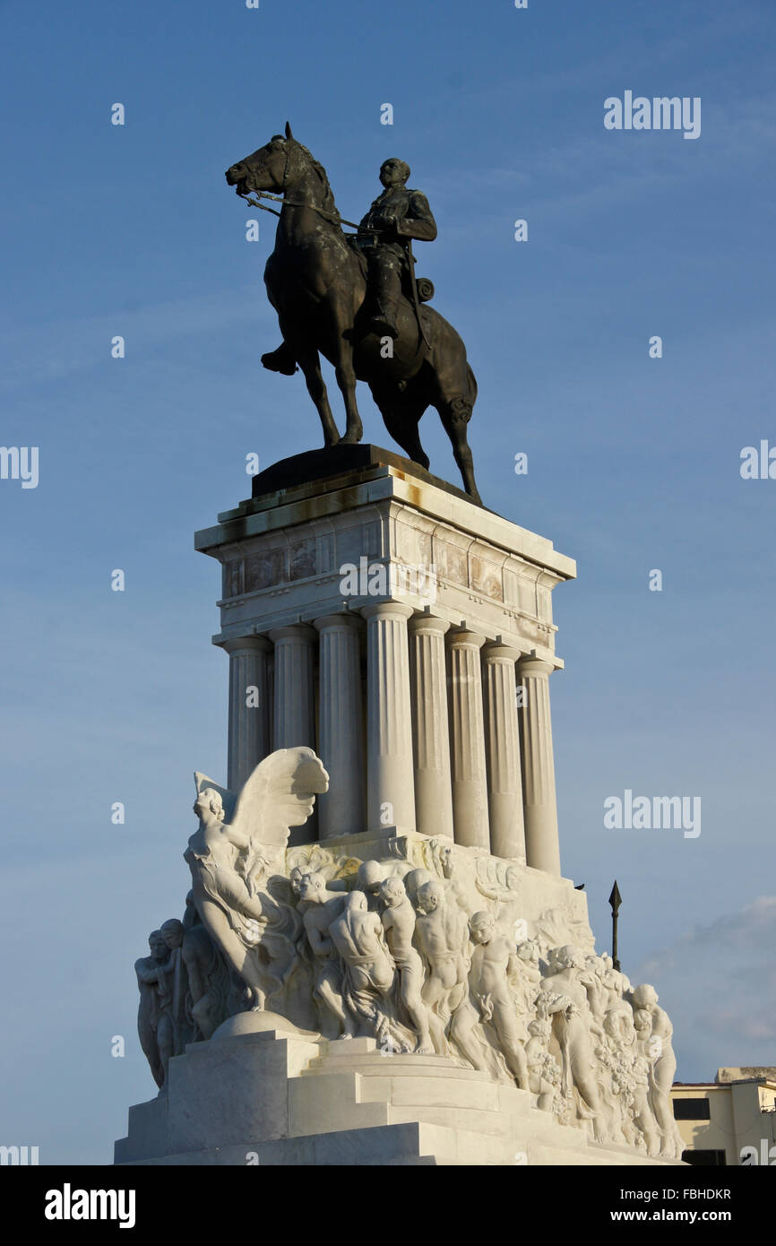 Denkmal für Generalisimo Maximo Gomez, Havanna, Kuba Stockfoto