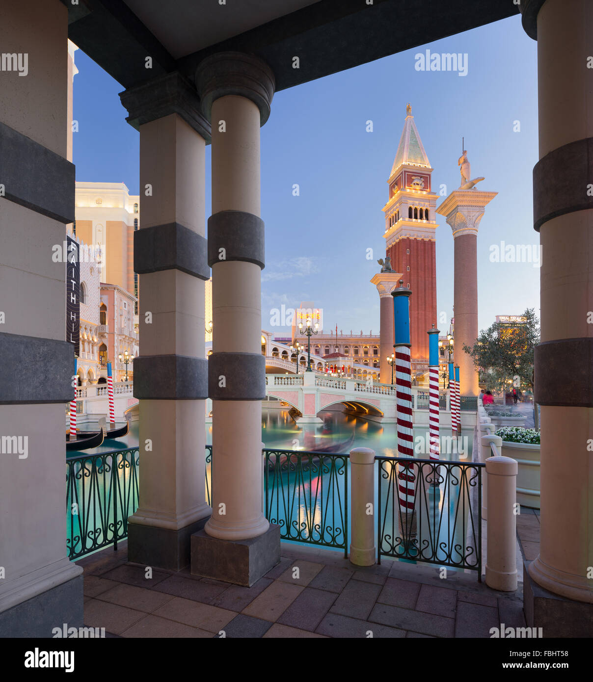 Venetian Hotel, Strip, South Las Vegas Boulevard, Las Vegas, Nevada, USA Stockfoto