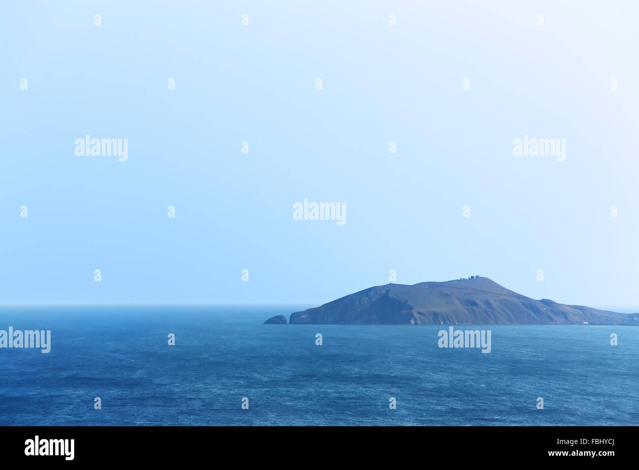 malerischen See Insel Stockfoto