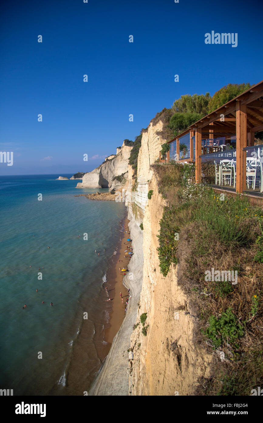 Corfu Küste Stockfoto