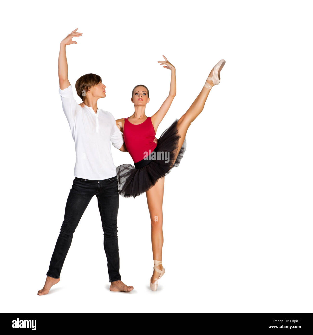 Schöne Ballett-paar Stockfoto