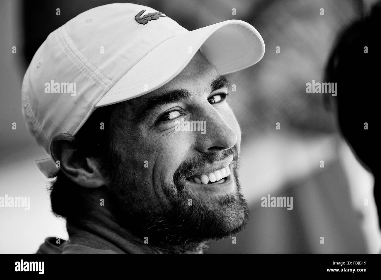 Melbourne Park, Melbourne, Australien. 17. Januar 2016. Australian Open Tennis Championships. Jeremy Chardy (FRA) Credit: Aktion Plus Sport/Alamy Live-Nachrichten Stockfoto