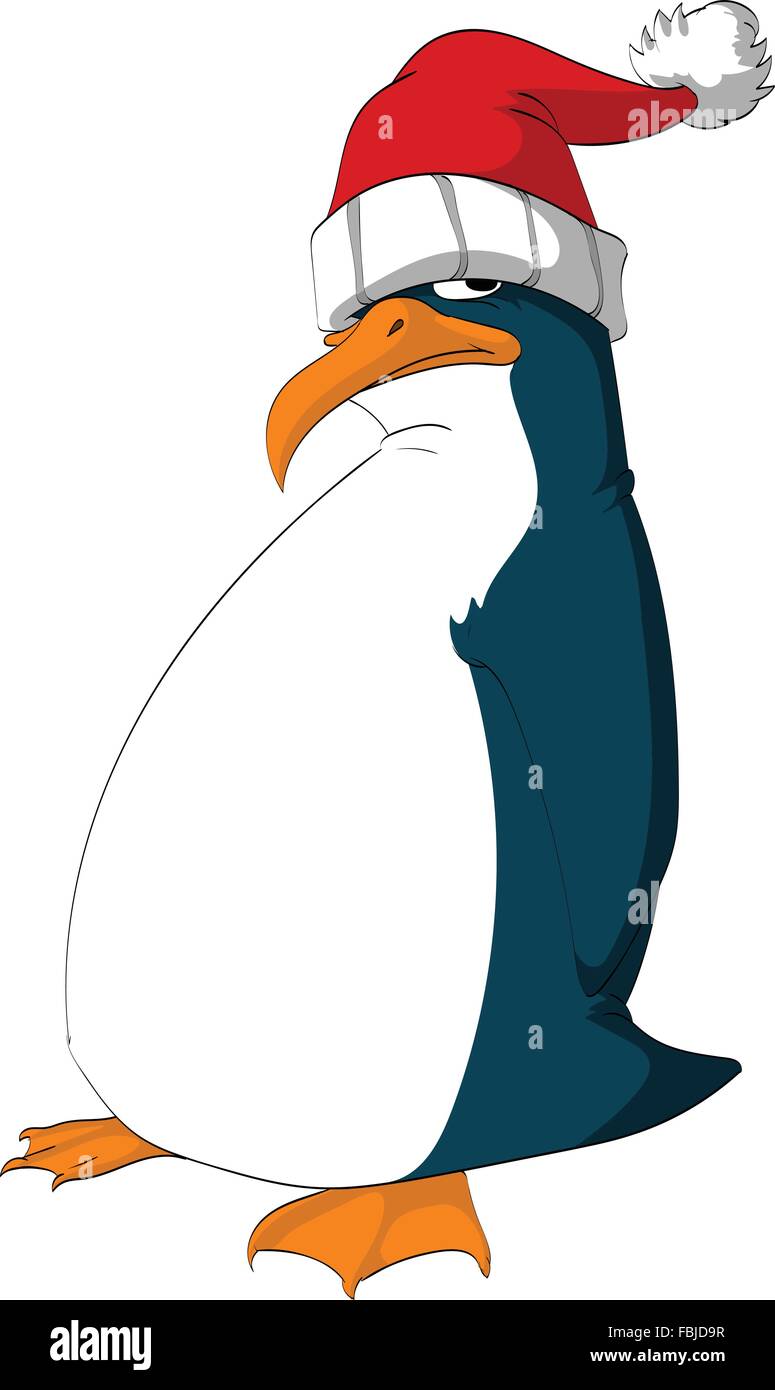 Cartoon penguin Abbildung. Stock Vektor