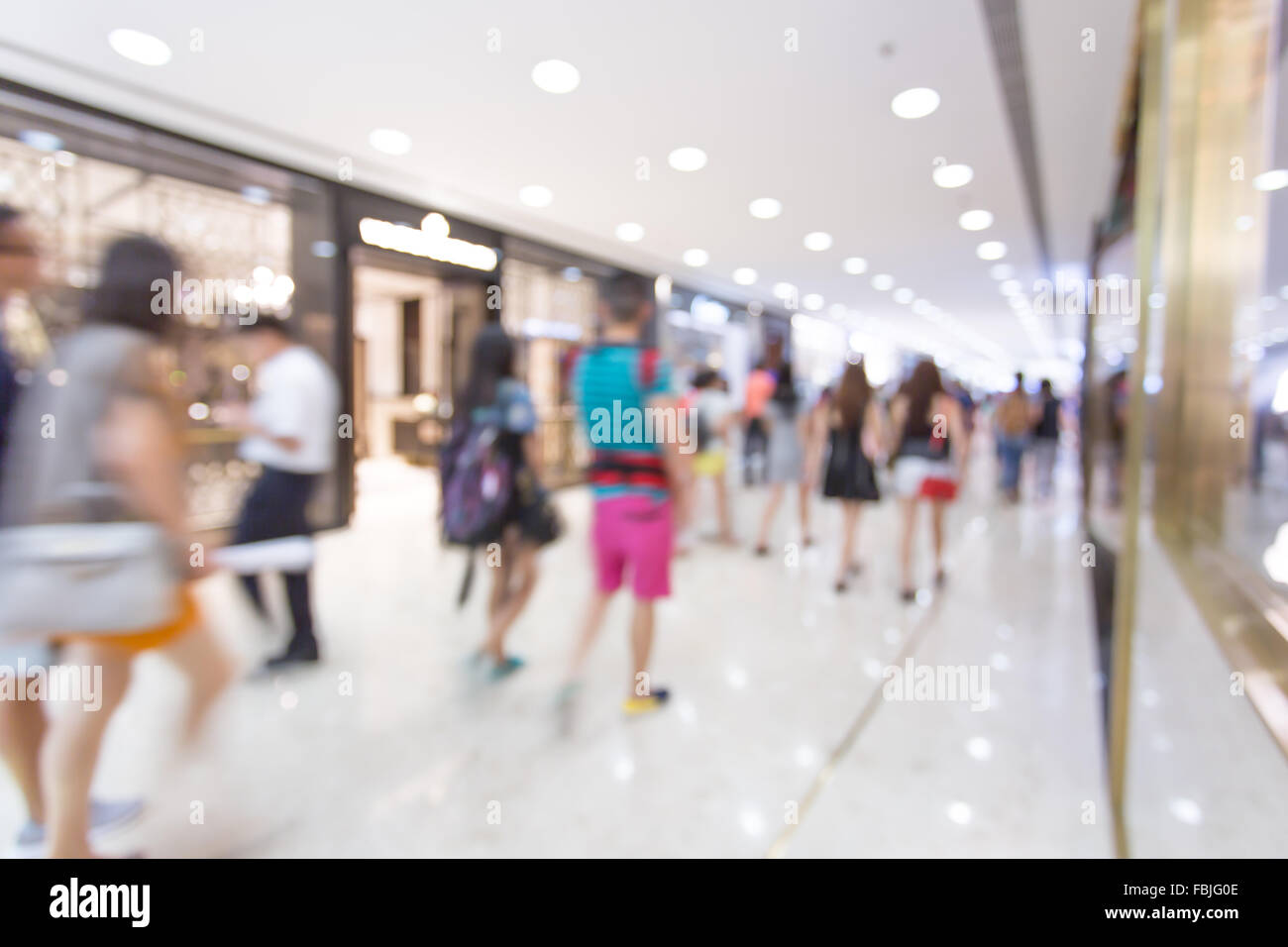 Zusammenfassung Hintergrund der Shopping-mall Stockfoto
