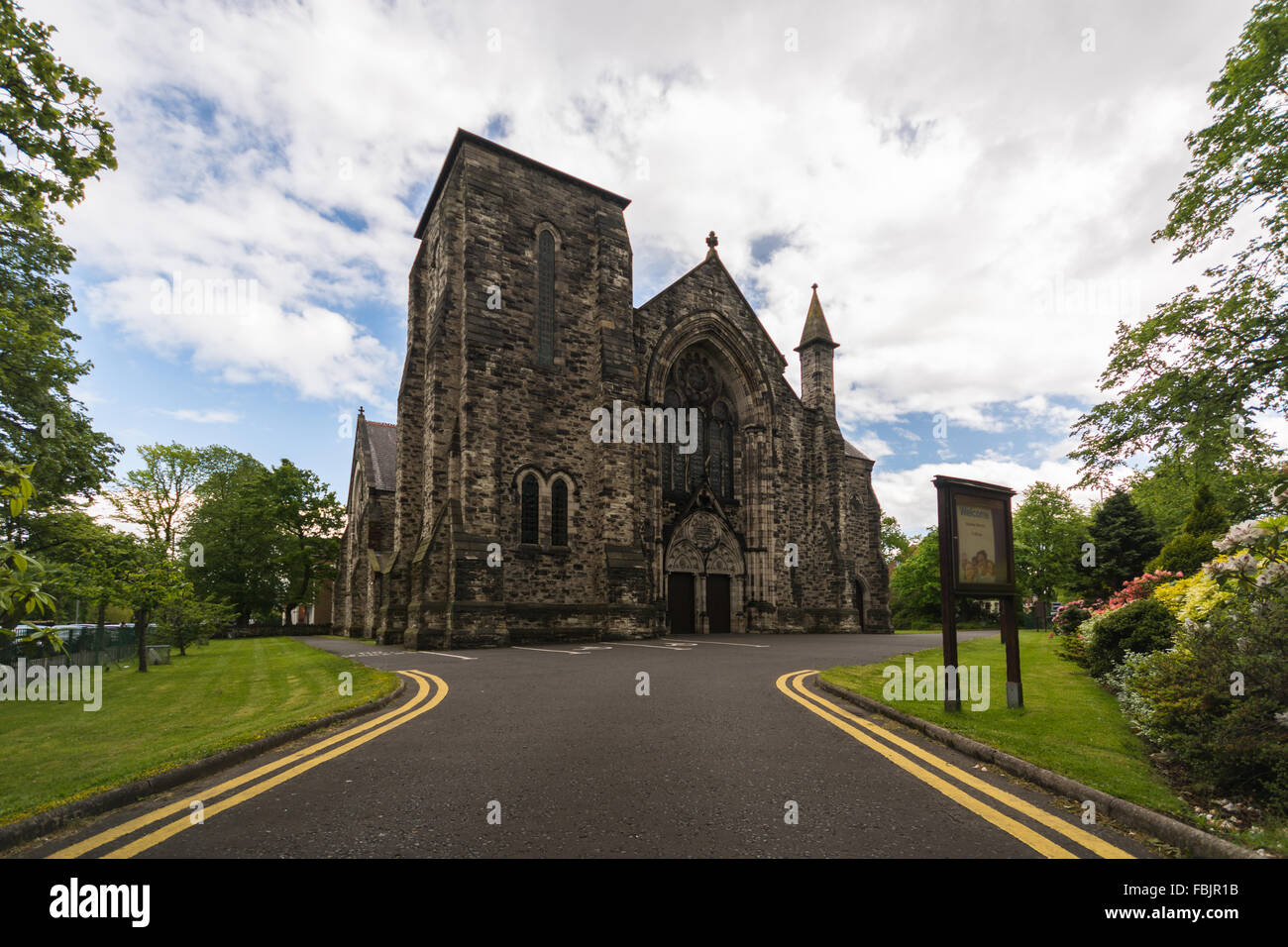 Cooke Hundertjahrfeier Kirche auf Belfasts Ormeau Road. Stockfoto