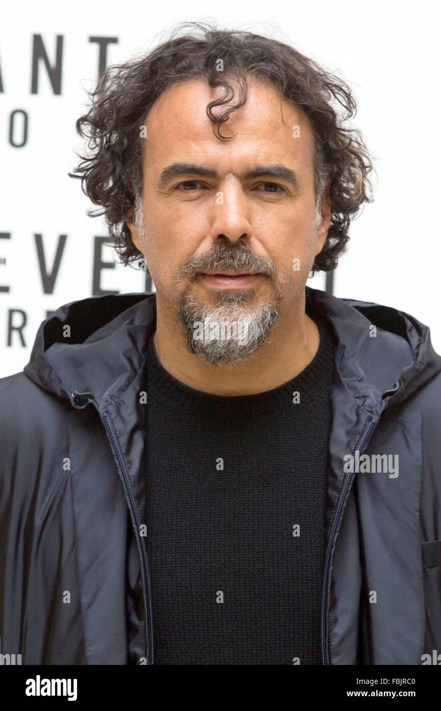 Leonardo DiCaprio Beim Photocall Zum Kinofilm "Revenant - Redivivo / The Revenant - Der Rückkehrer" Im Hotel St. Regis. Rom, 16.01.2016 Stockfoto