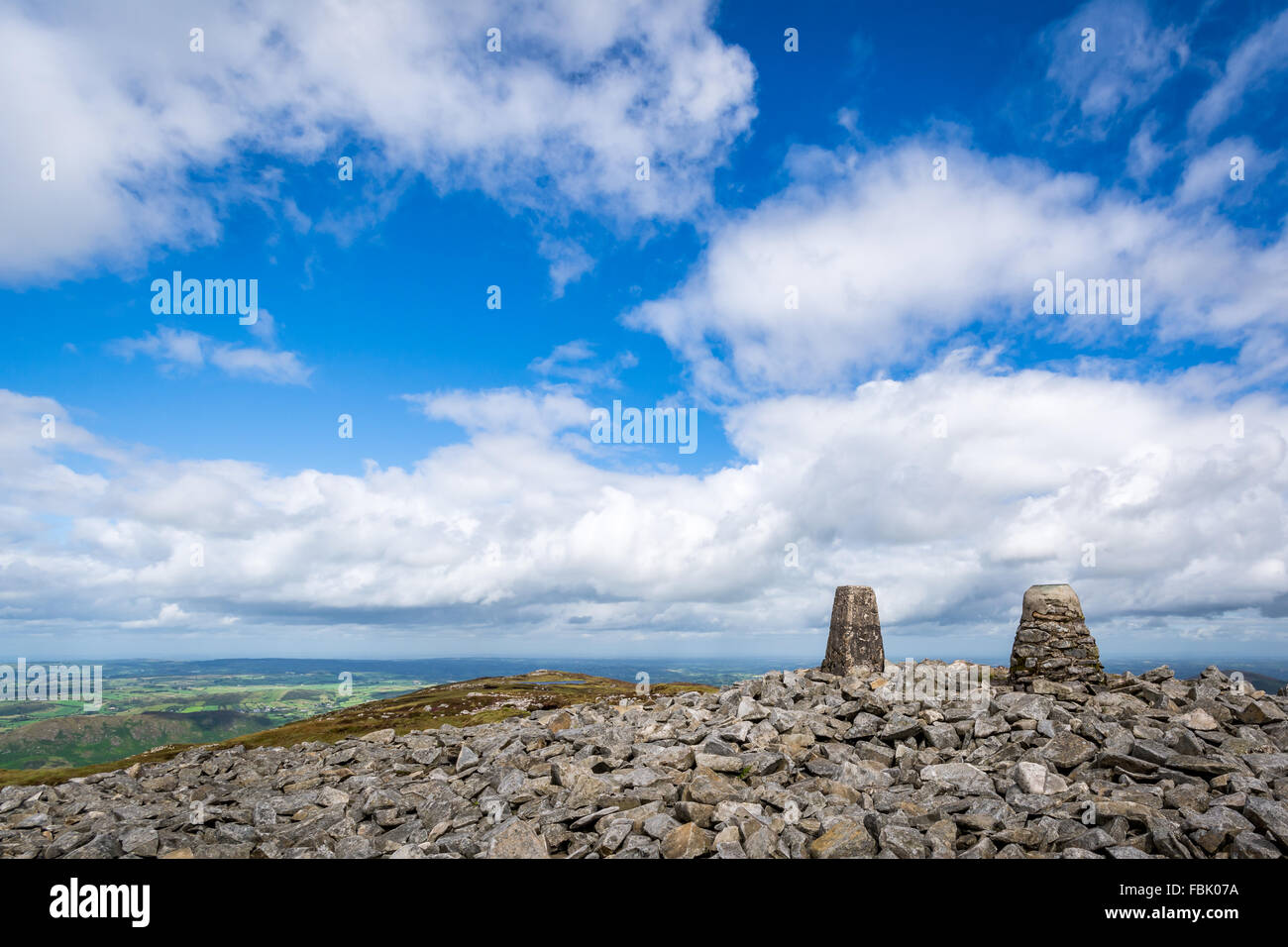 Der Höhepunkt des Slieve Gullion Mountain in County Armagh, Irland. Stockfoto