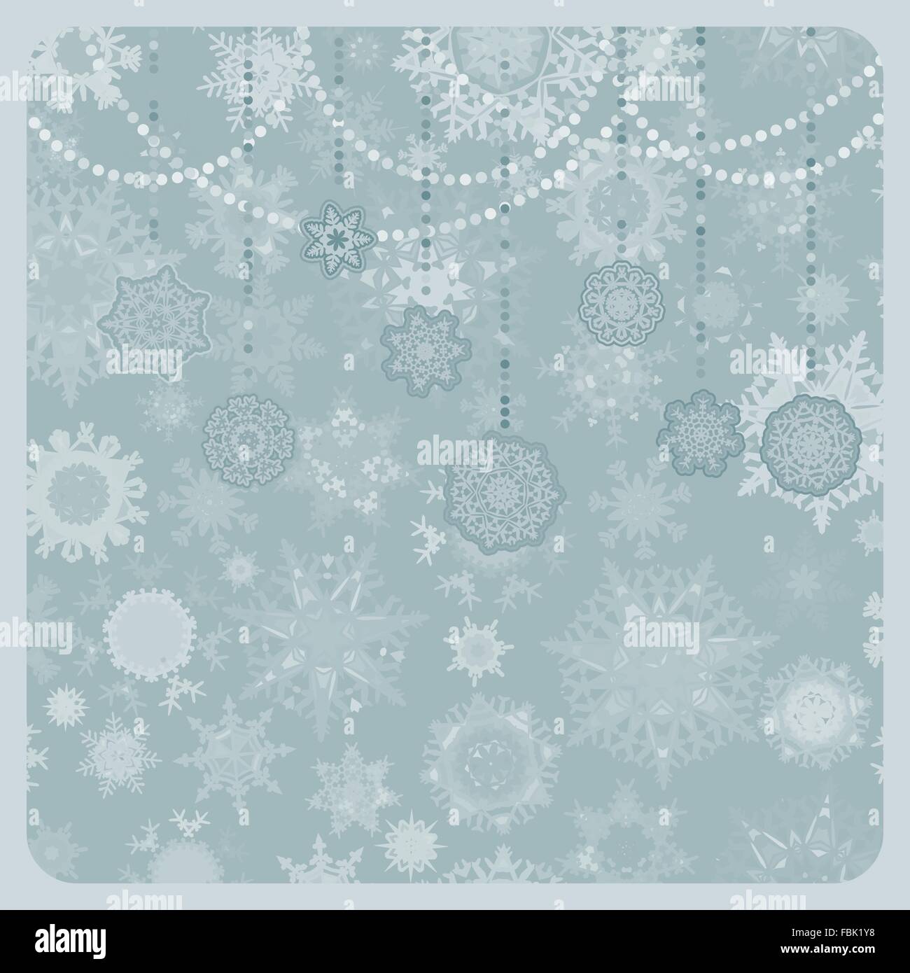 Weihnachten Origami Schneeflocke Hintergrund. EPS 8 Stock Vektor