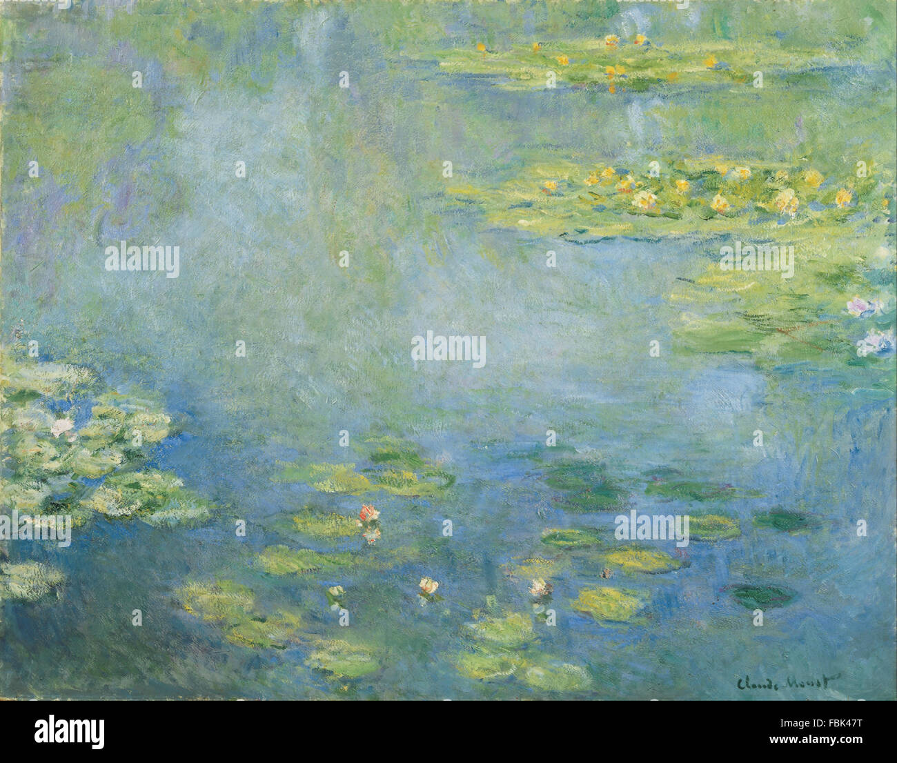 Seerosen von Claude Monet Stockfoto