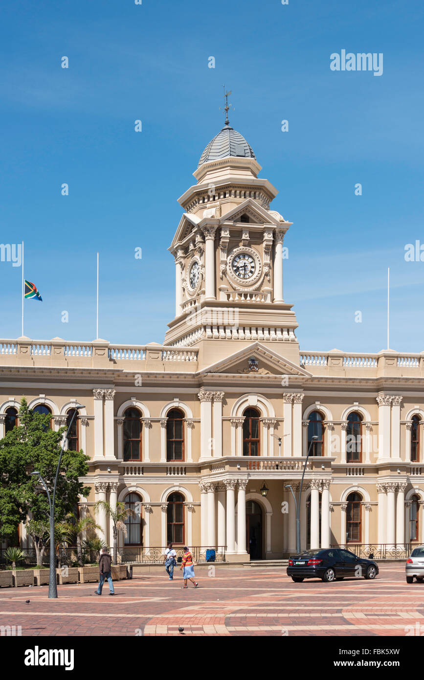 Rathaus, Marktplatz, Port Elizabeth, Nelson Mandela Bay Municipality, Provinz Eastern Cape, Südafrika Stockfoto