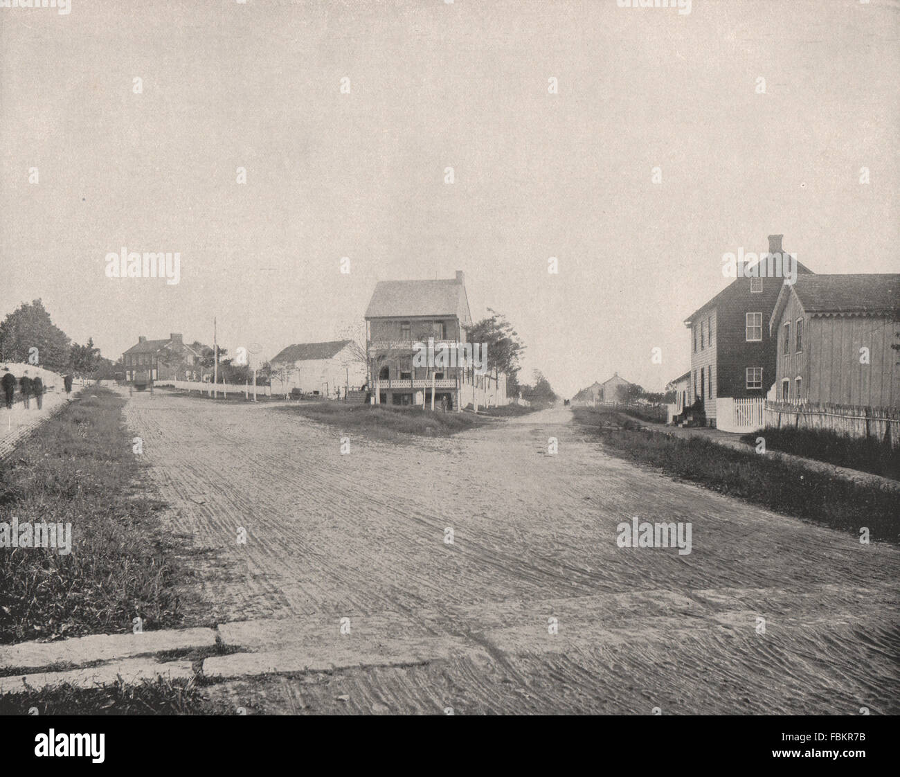 Position von Union Scharfschützen bei Gettysburg, Pennsylvania, alte print 1895 Stockfoto