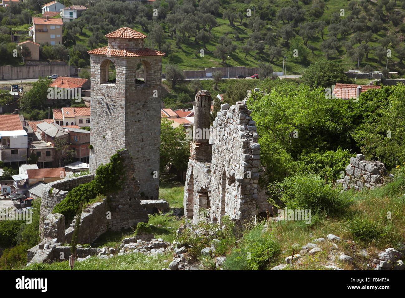 Ruinen der alten Bar (Stary Bar), Montenegro Stockfoto Ruinen der alten Bar (Stary Bar), Montenegro Stockfoto