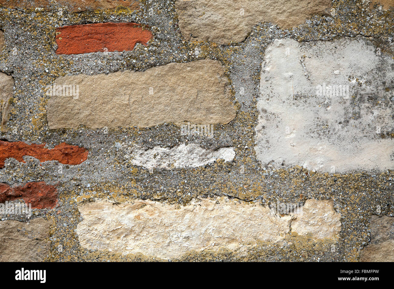 Alten verwitterten Steinwand für Hintergrund oder Textur Stockfoto Alten verwitterten Steinwand für Hintergrund oder Textur Stockfoto