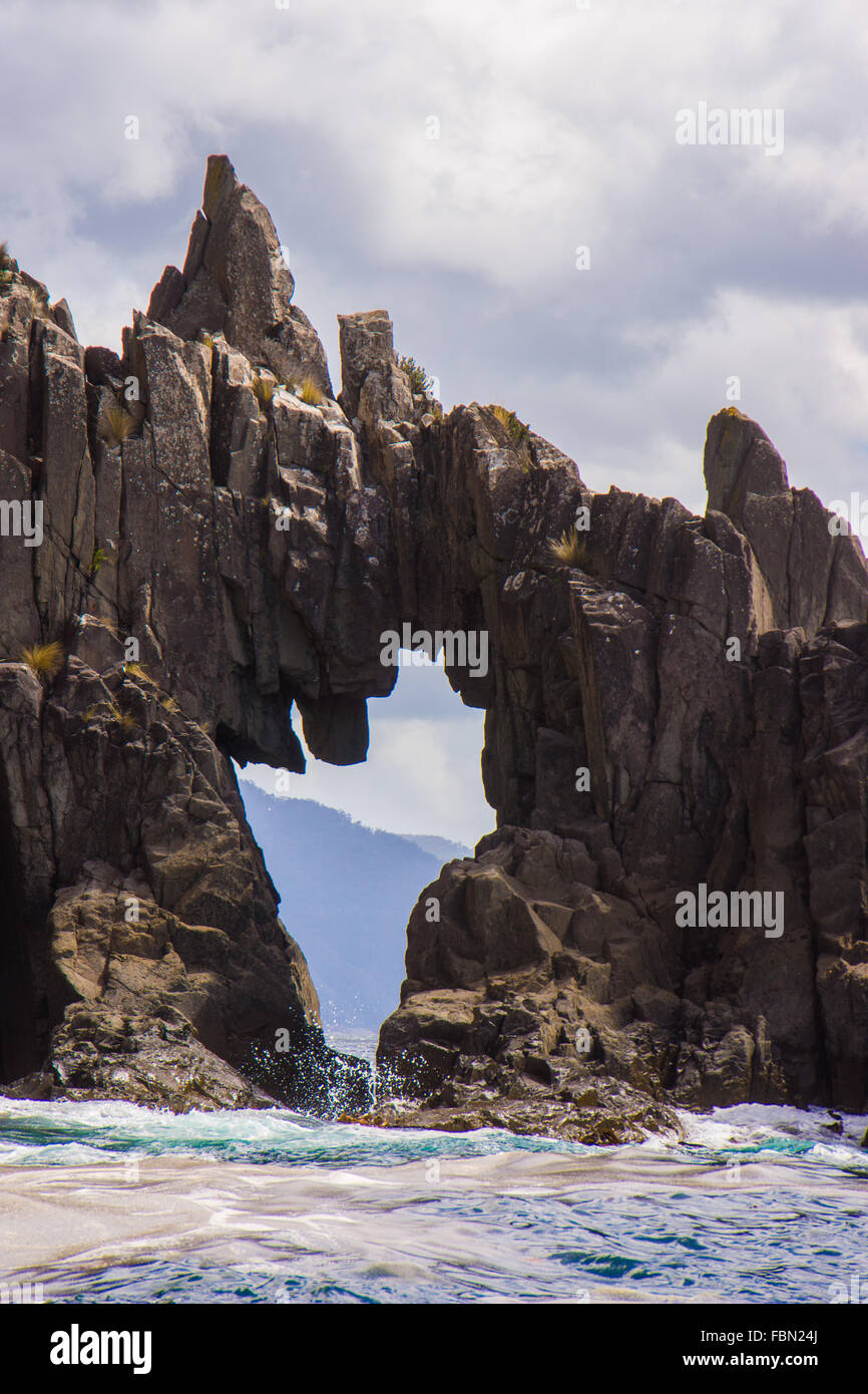 Felsbogen, Tasman Halbinsel, Tasmanien Stockfoto