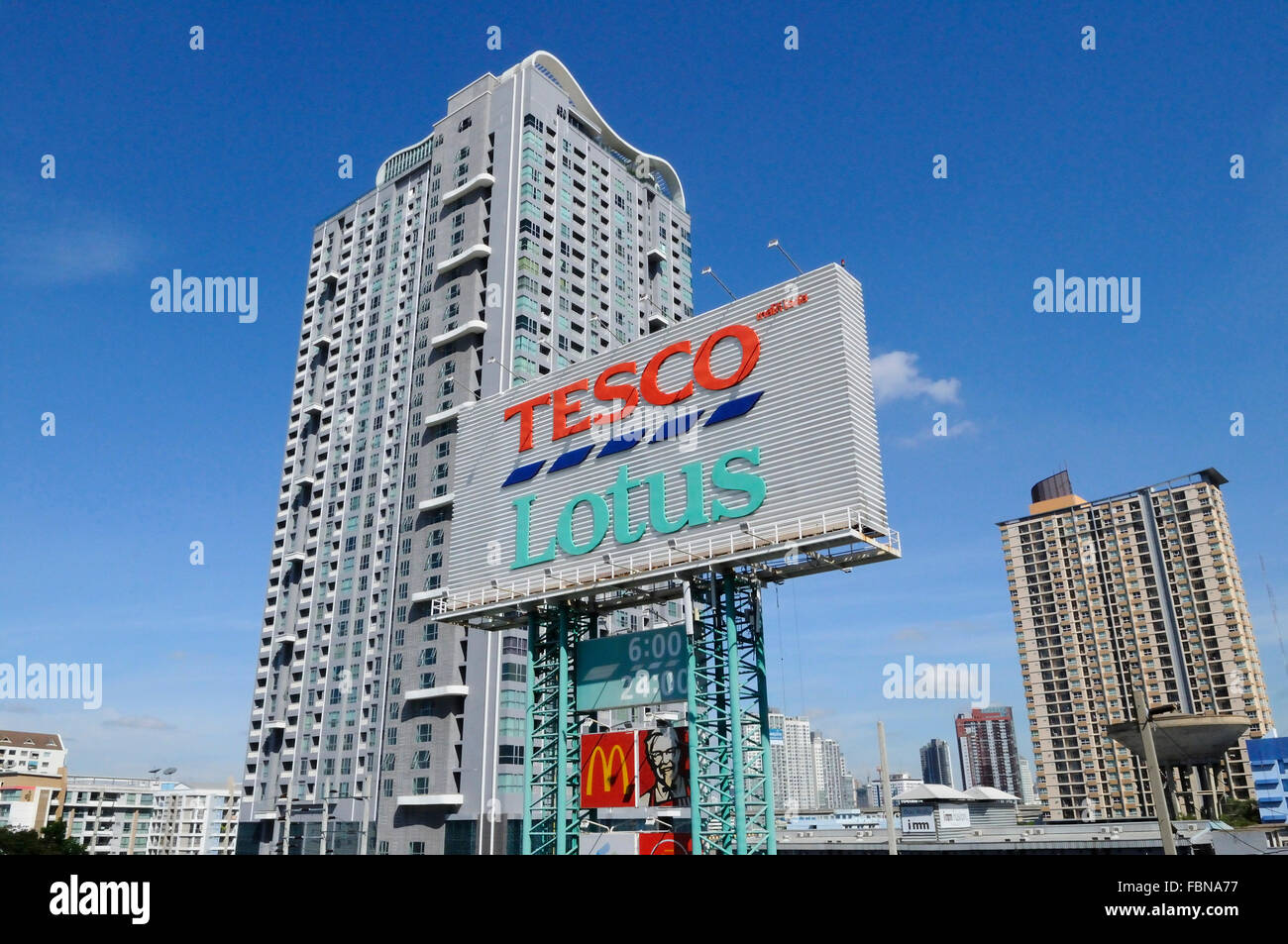 Thailand, Bangkok Skyline Stockfoto