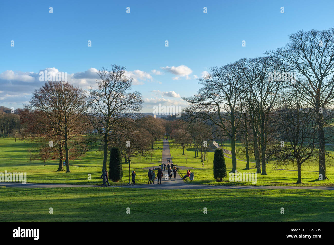 Roundhay Park in Leeds, England. Stockfoto