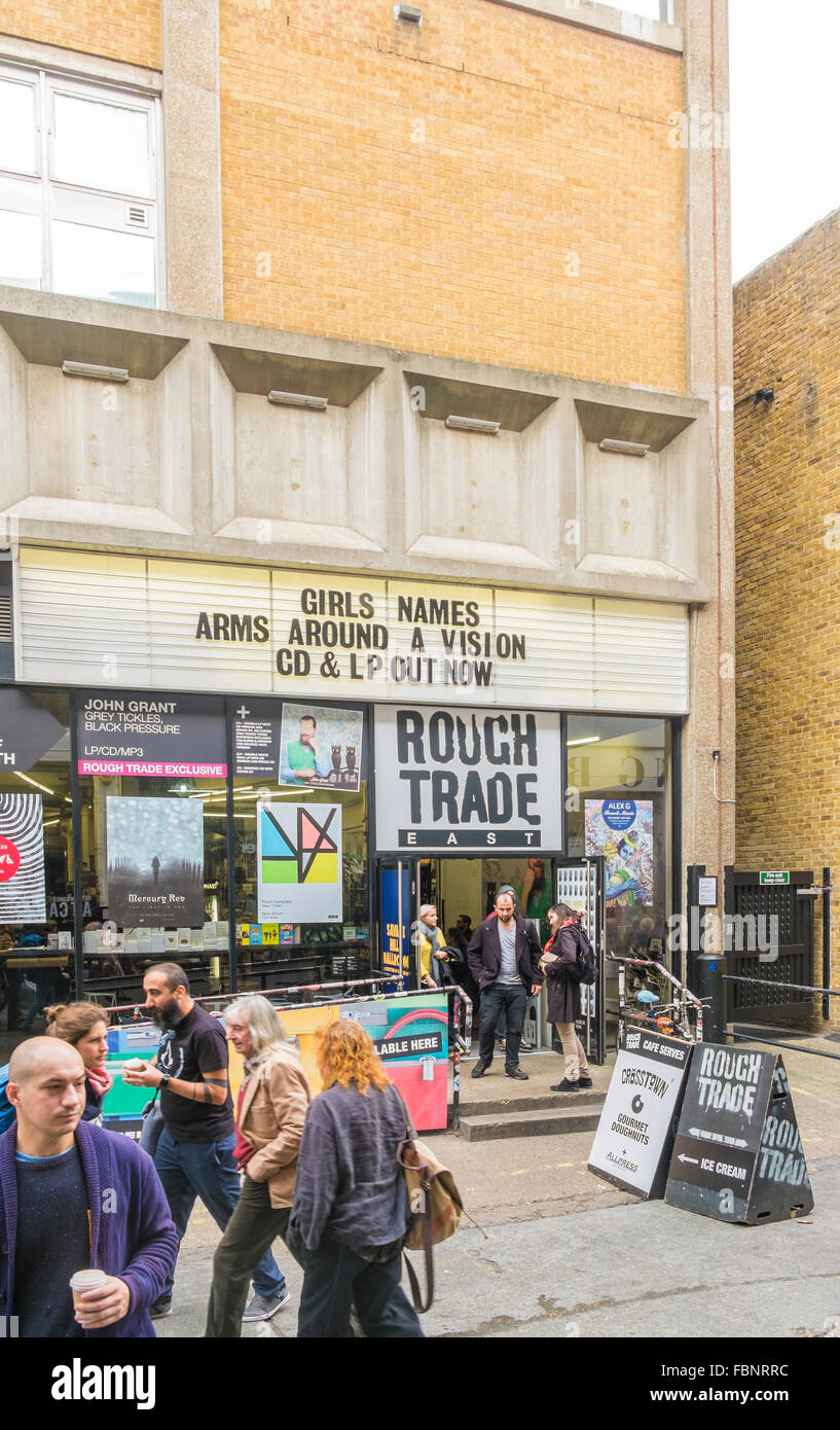rough Trade Osten Plattenladen, Ostende, london Stockfoto