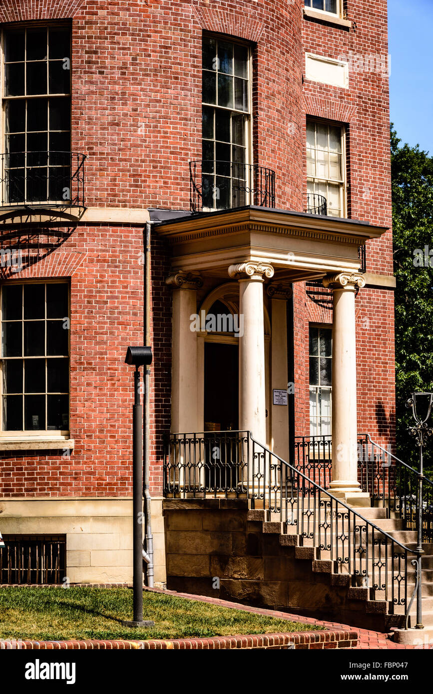 Achteck (Oberst John Tayloe III-Haus), 1799 New York Avenue NW, Washington DC Stockfoto