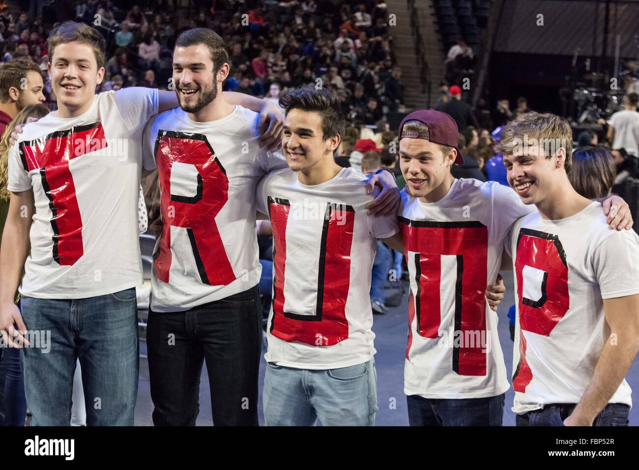 Donald Trump anlässlich der Liberty University Stockfoto