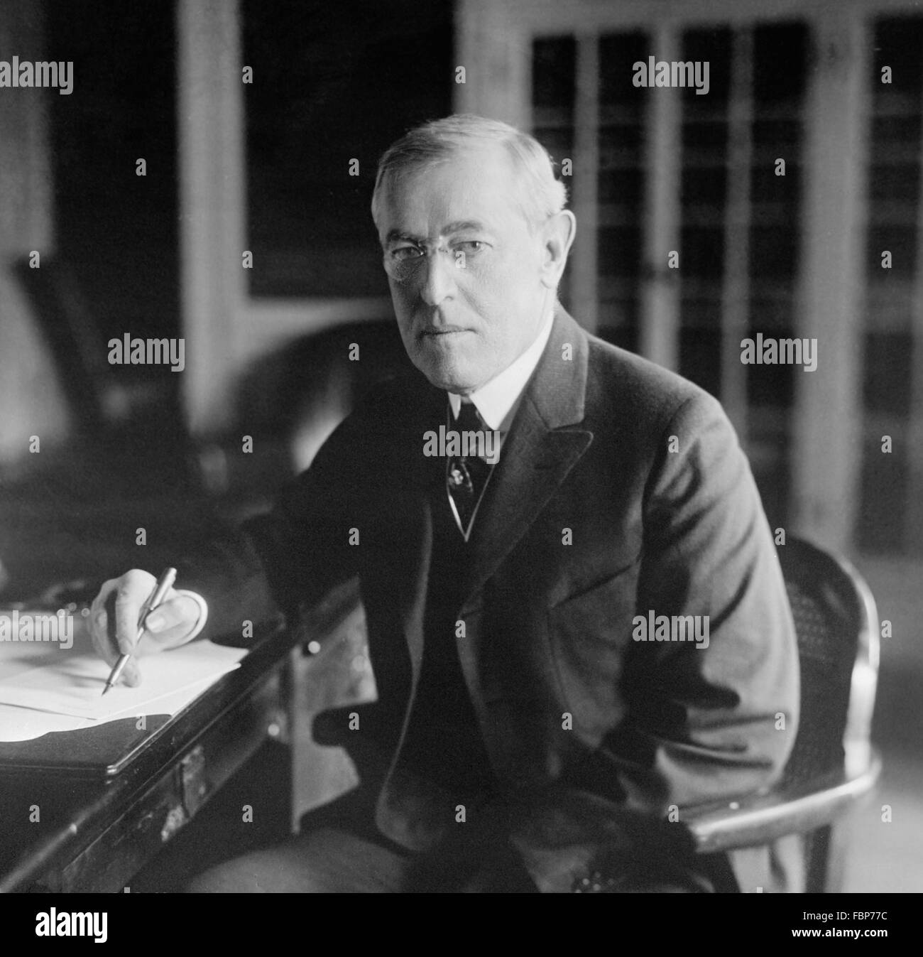 Woodrow Wilson, 28. Präsident der USA, zwischen 1913 und 1920 Stockfoto