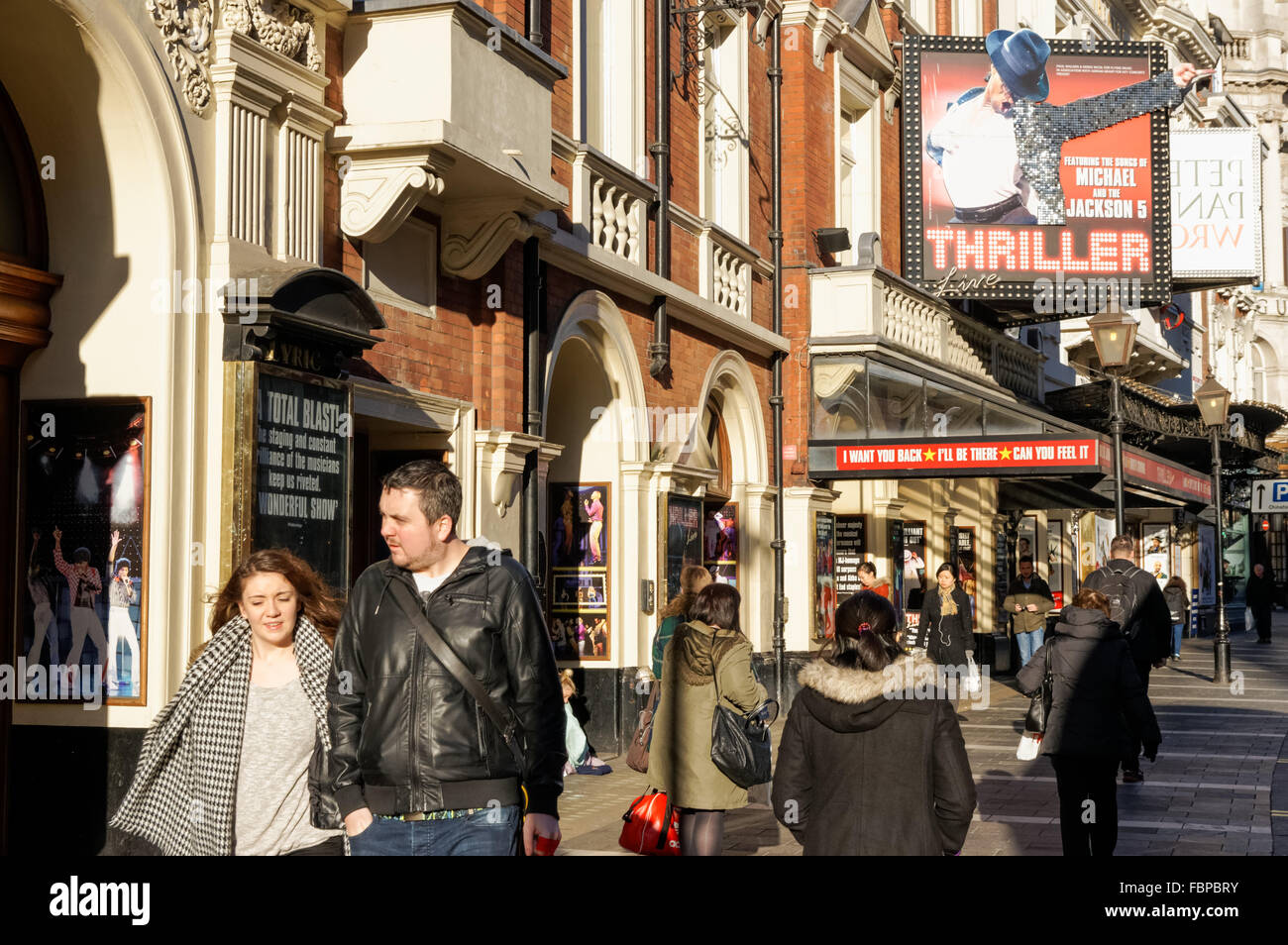 Das lyrische Theater am West End auf Shaftesbury Avenue, London England Vereinigtes Königreich UK Stockfoto