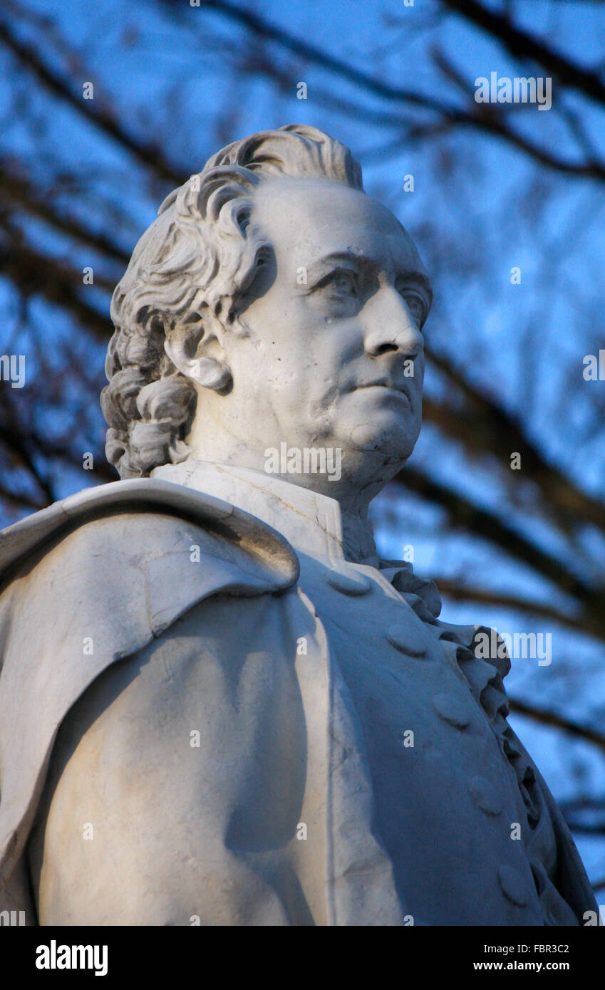 Johann Wolfgang von Goethe Denkmal Im Berliner Tiergarten, Berlin. Stockfoto