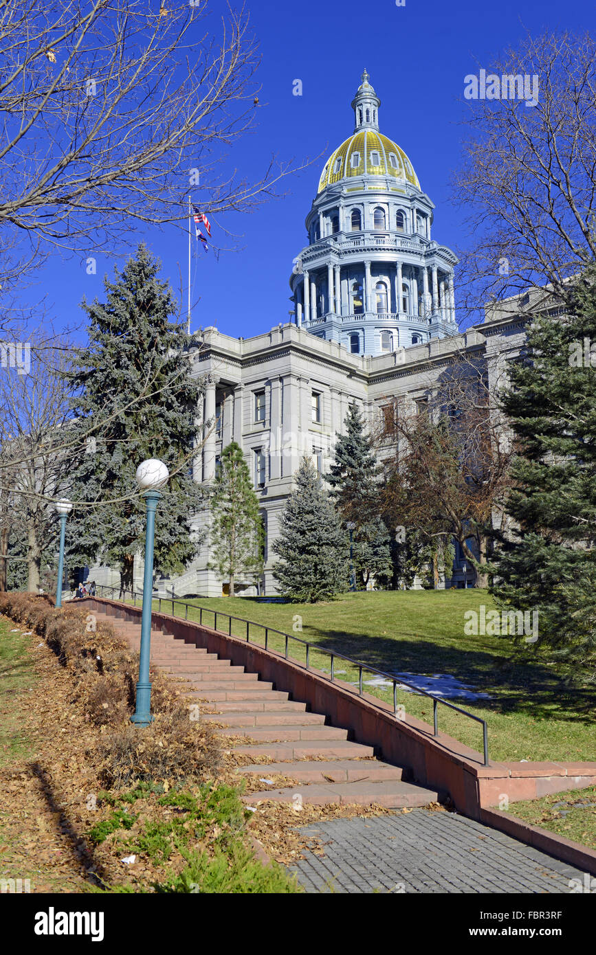 Colorado State Capitol Building, Heimat der UNO-Generalversammlung, Denver. Stockfoto