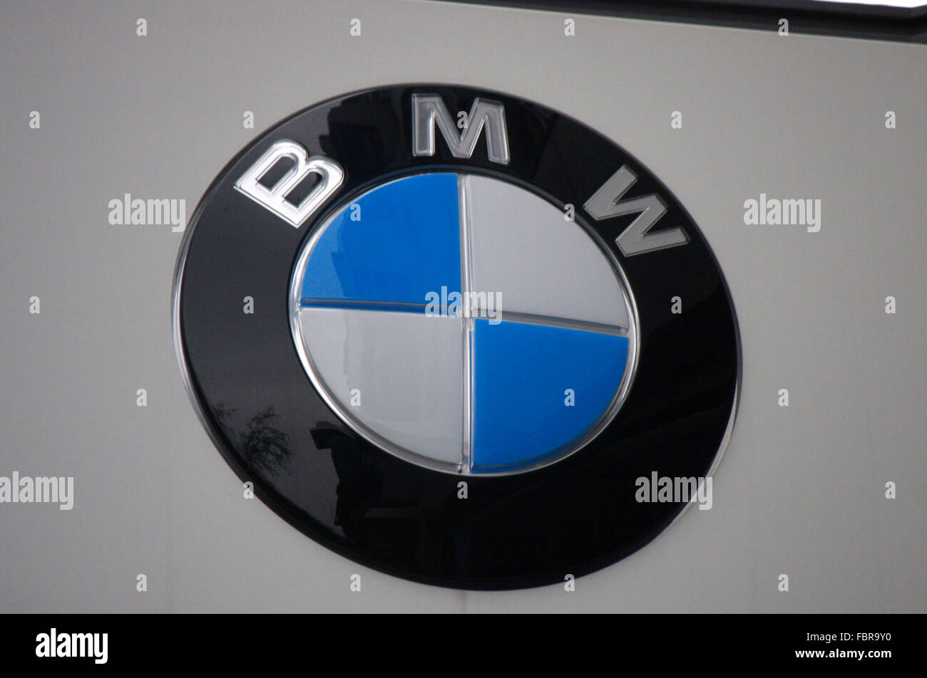 Markenname: 'BMW', Berlin. Stockfoto