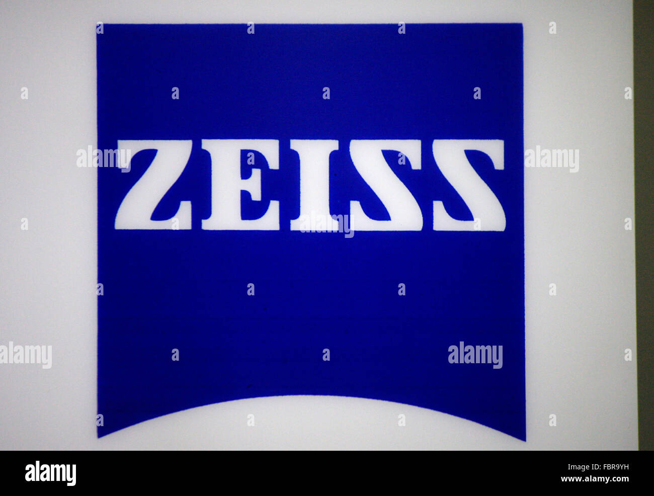 Markenname: "Zeiss", Berlin. Stockfoto