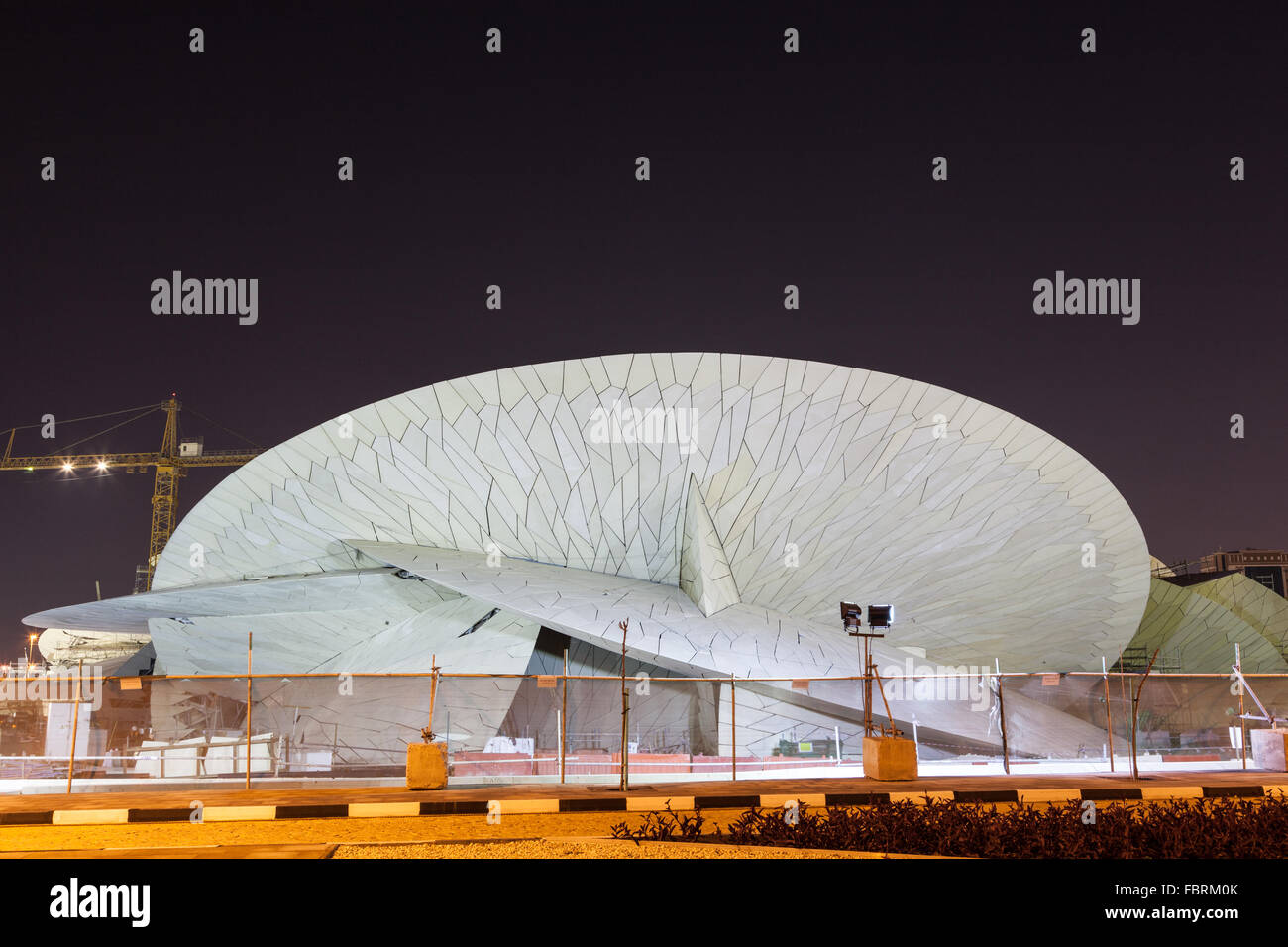 Qatar National Museum-Baustelle Stockfoto