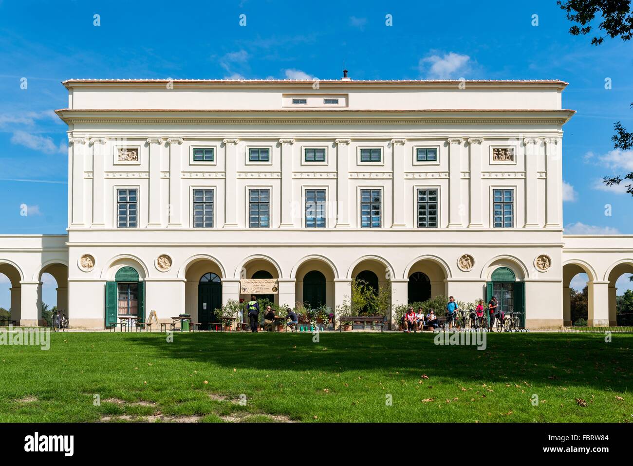 Schloss Pohansko Stockfoto