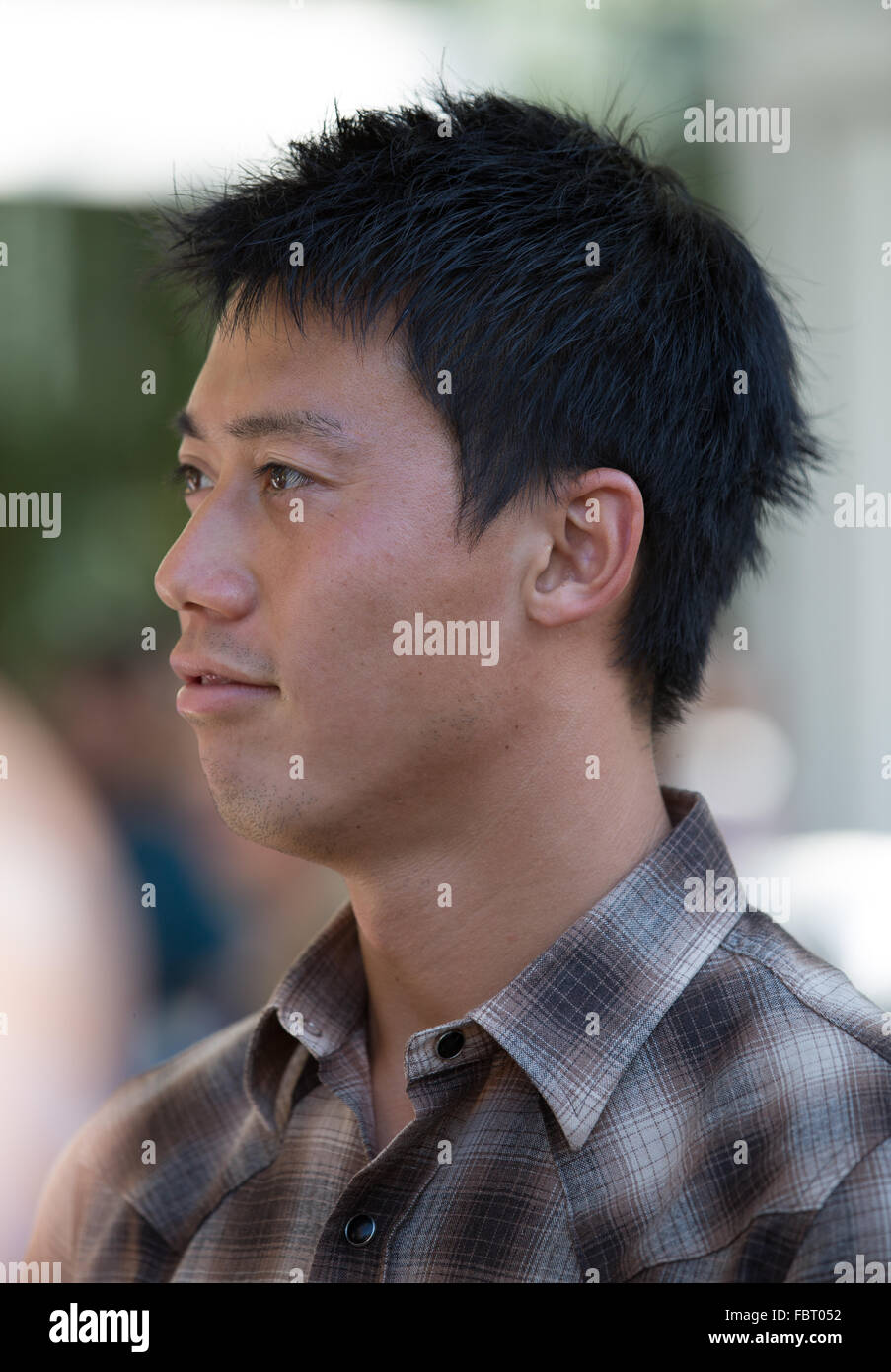 Kei Nishikori kommt bei den Australian Open 2016-Party im Krone, Melbourne, Australien am 17. Januar 2016. Stockfoto