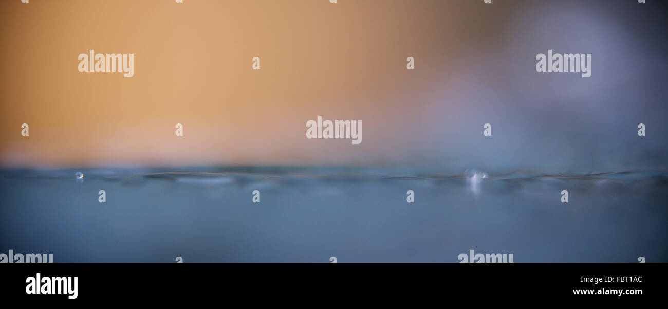 Nahaufnahme der Wasseroberfläche Stockfoto