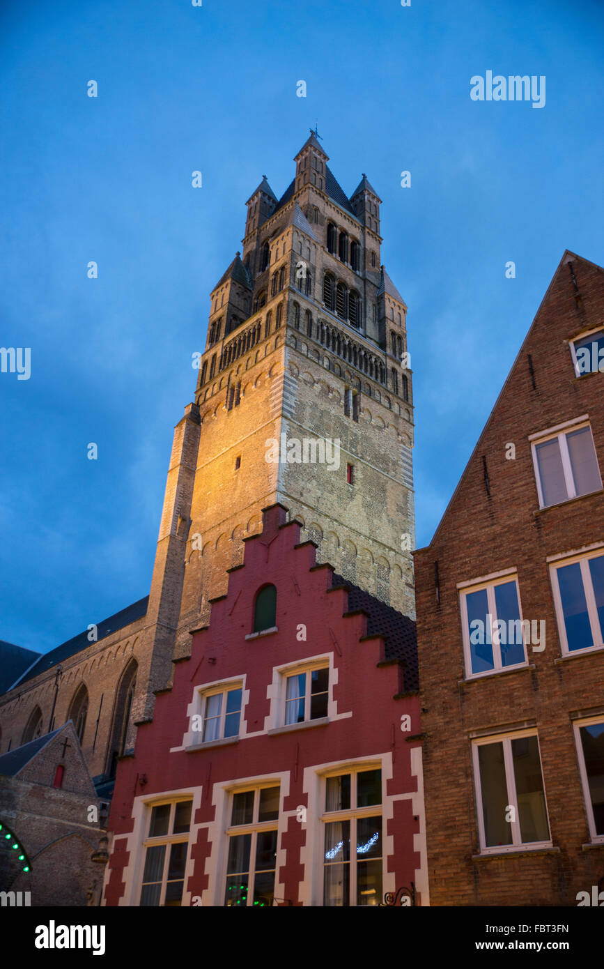 St. Salvator Kathedrale, Brügge, Belgien Stockfoto