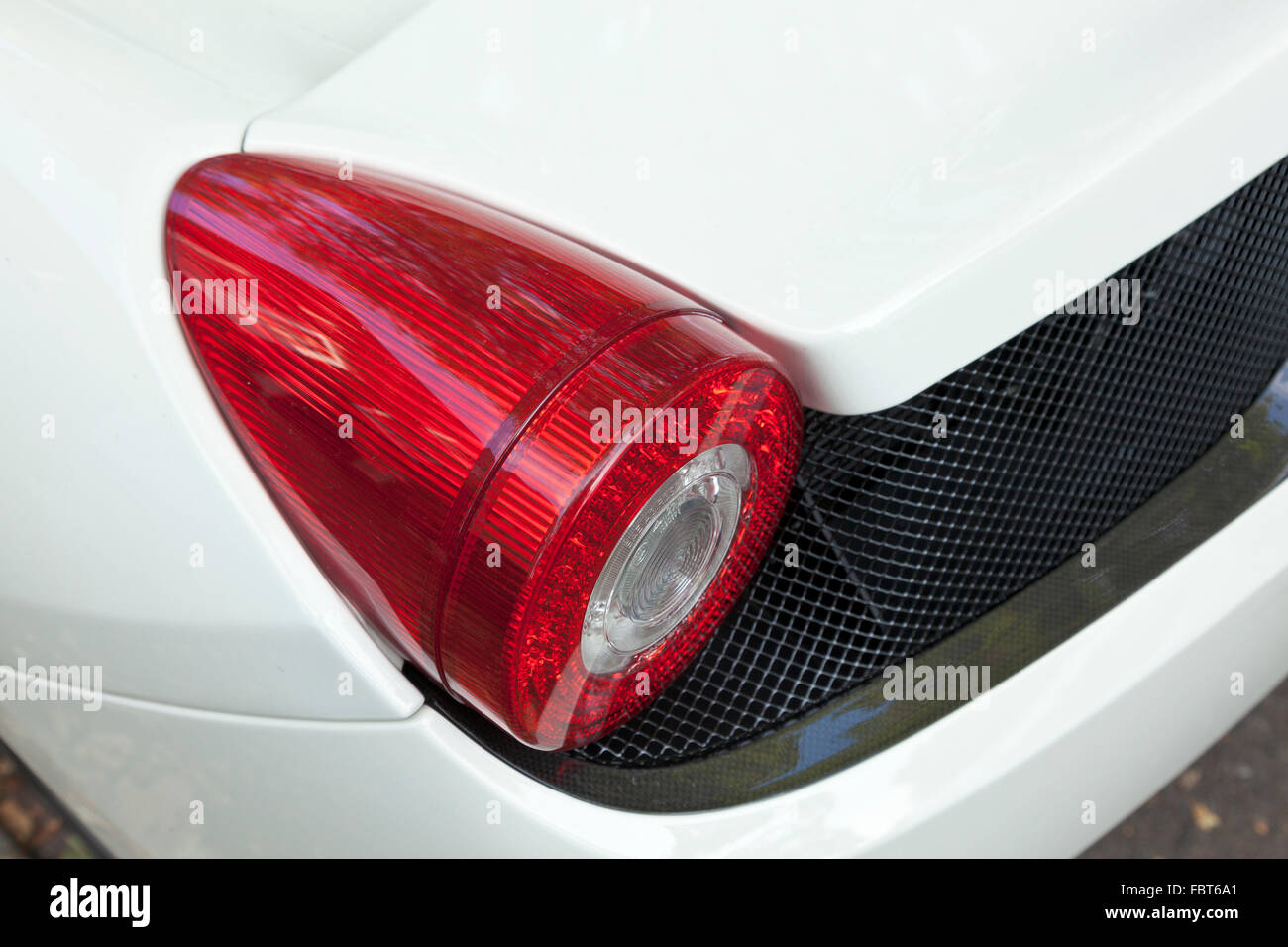 Ferrari 458 Spider Rückleuchte Stockfoto Ferrari 458 Spider Rückleuchte Stockfoto