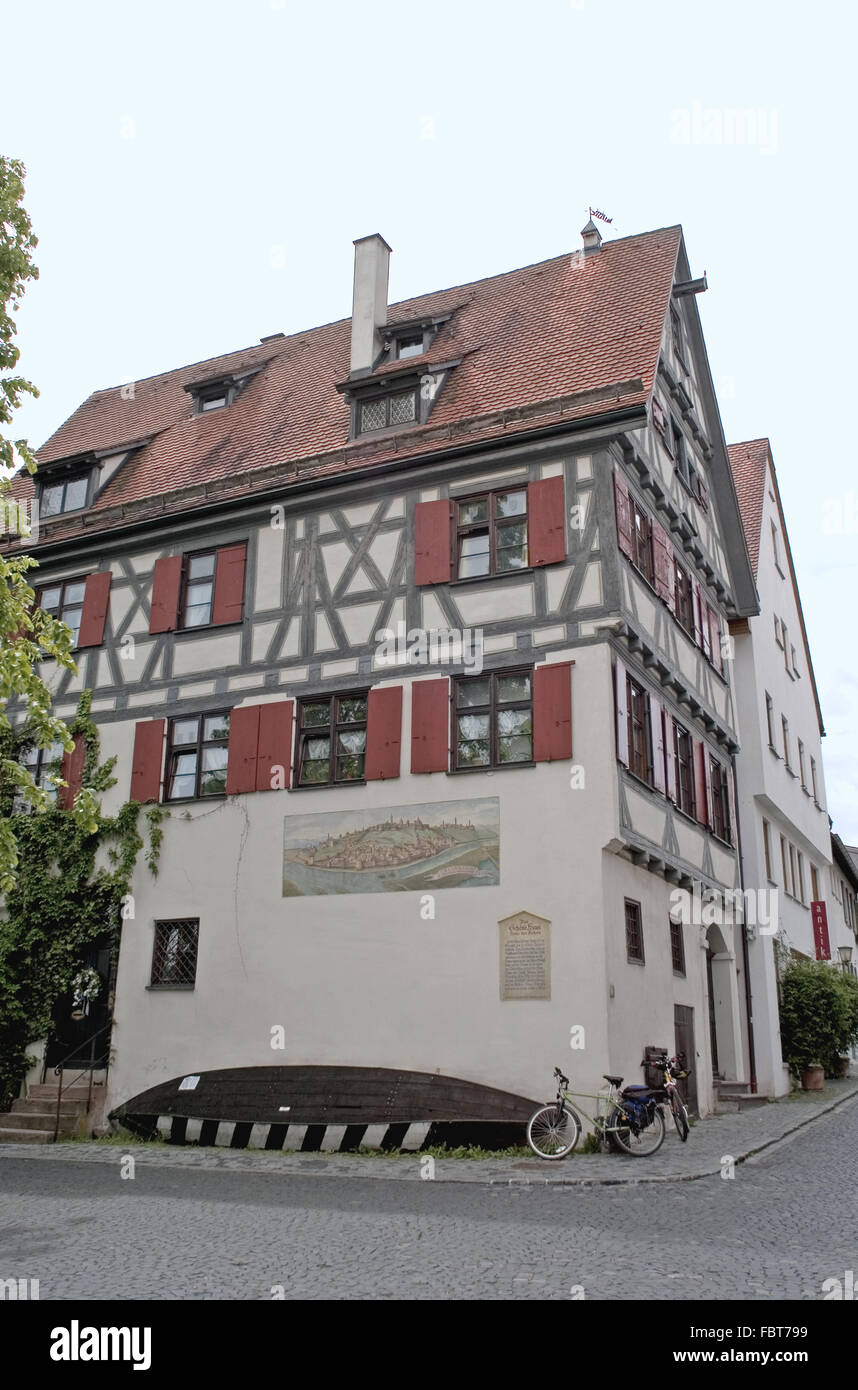 historischen Fischerviertel Ulm Stockfoto