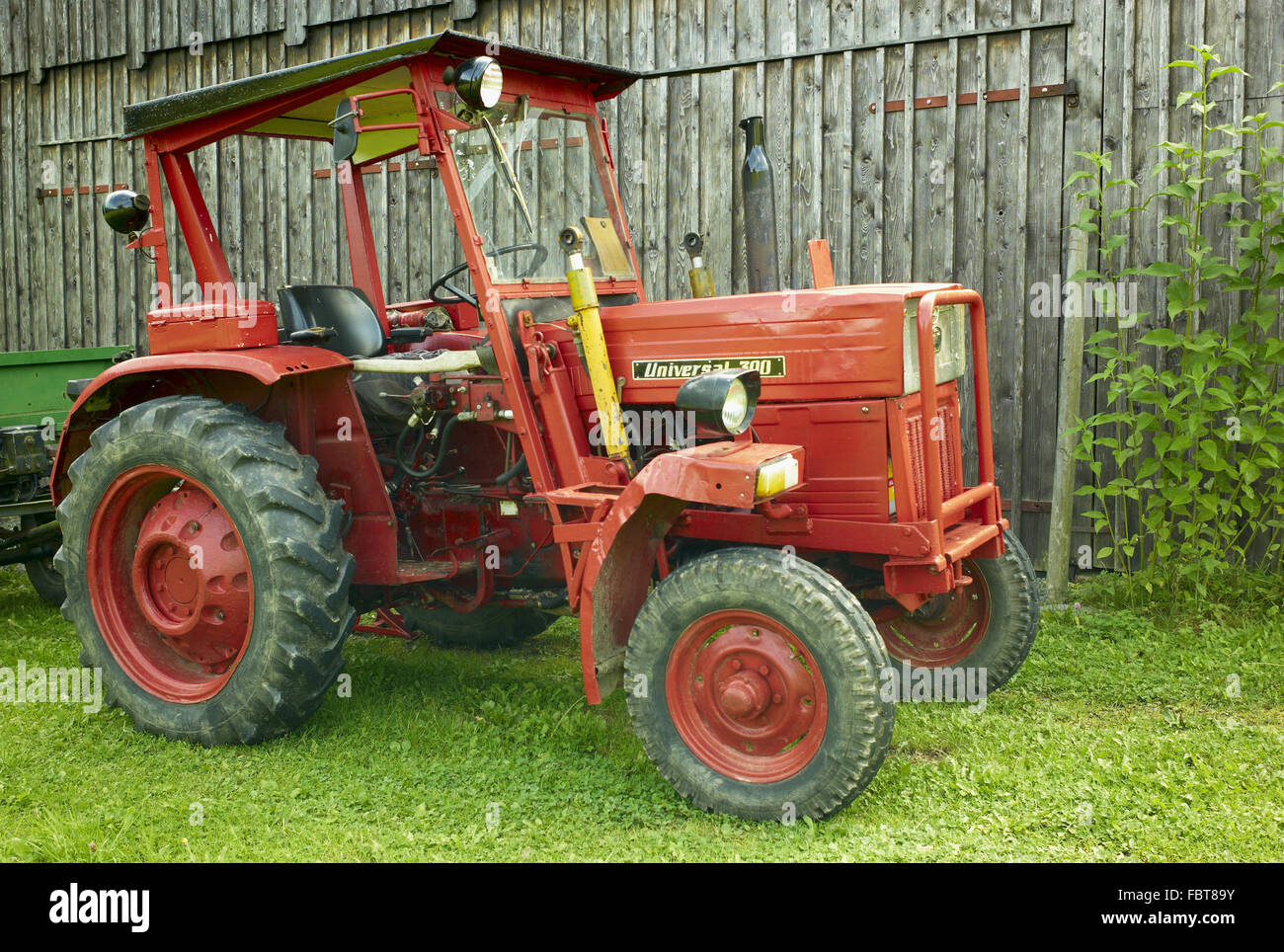 Alte Traktor Stockfoto