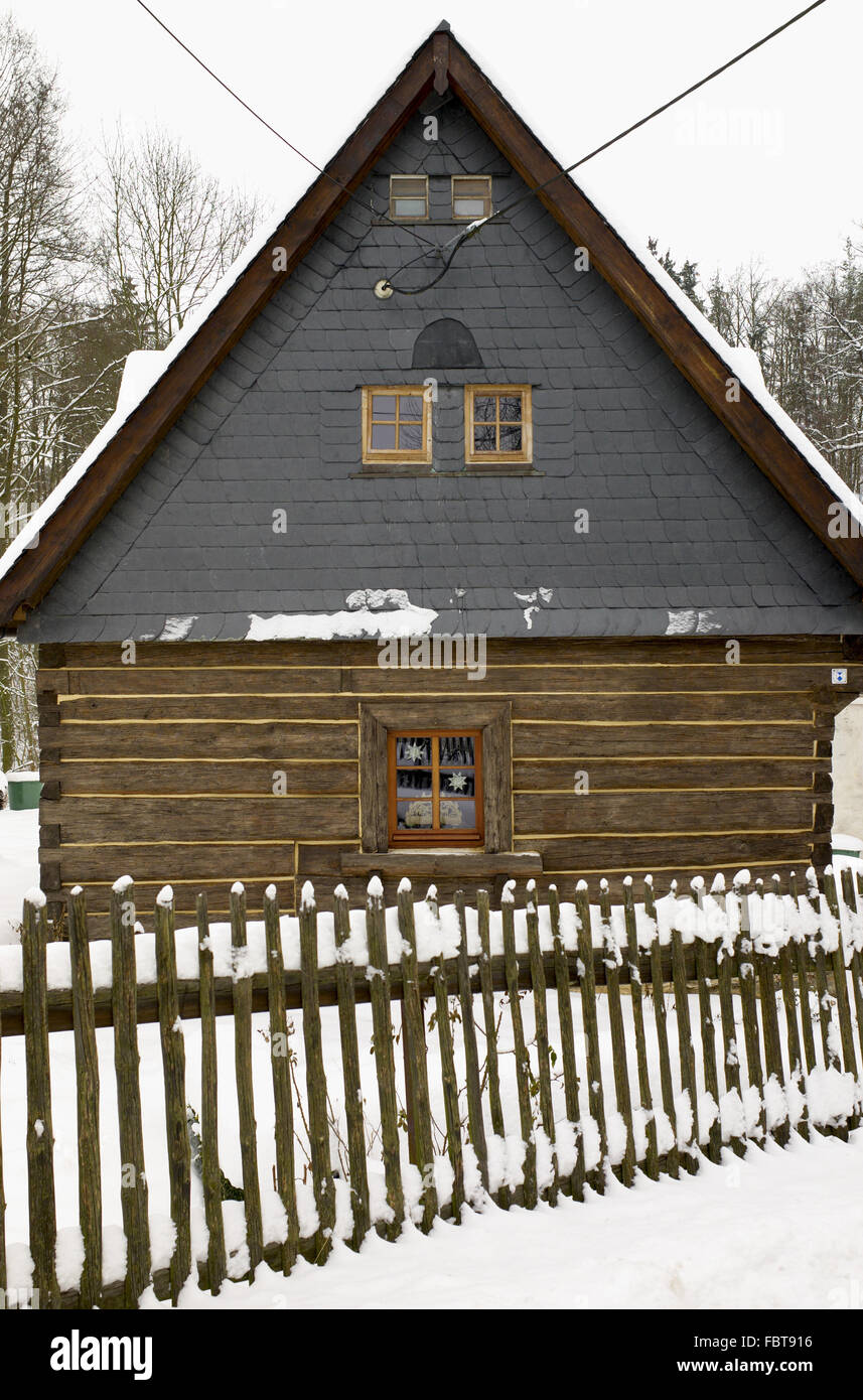 Denkmalgeschützten Wohnhauses Stockfoto