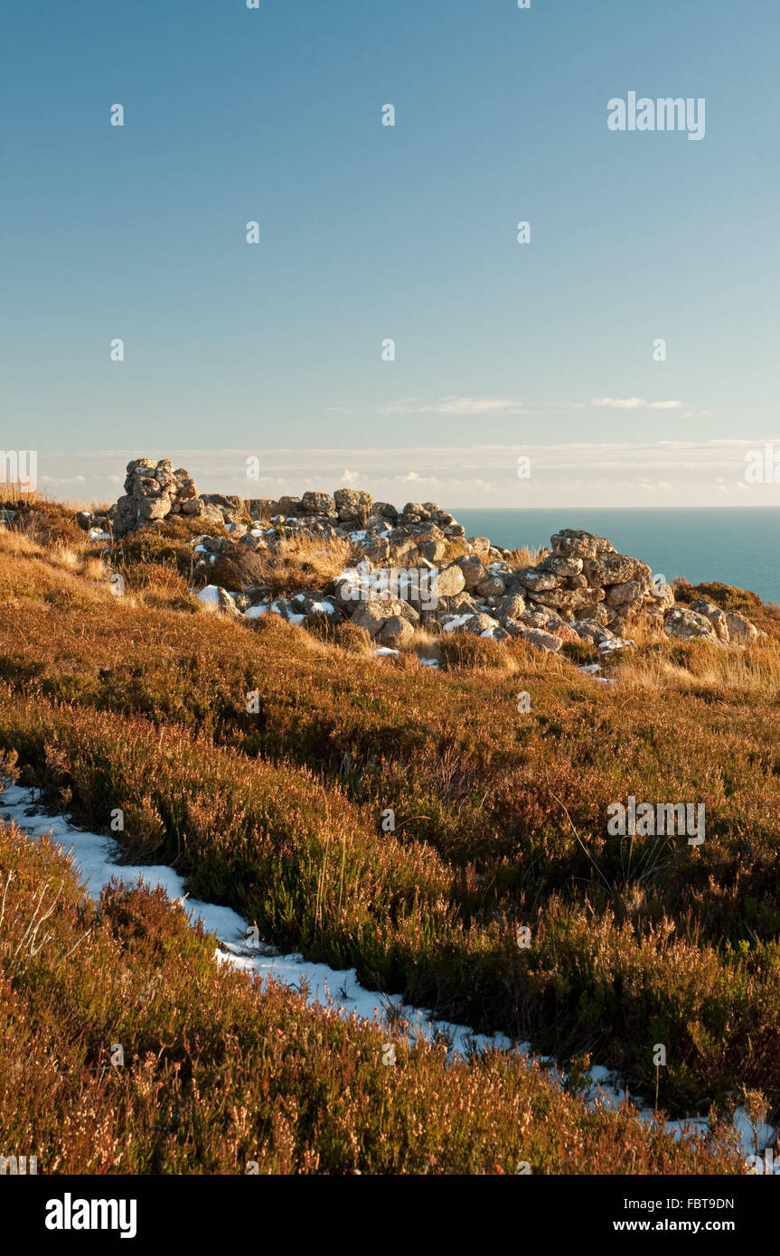 Badbea Clearance Dorf Stockfoto