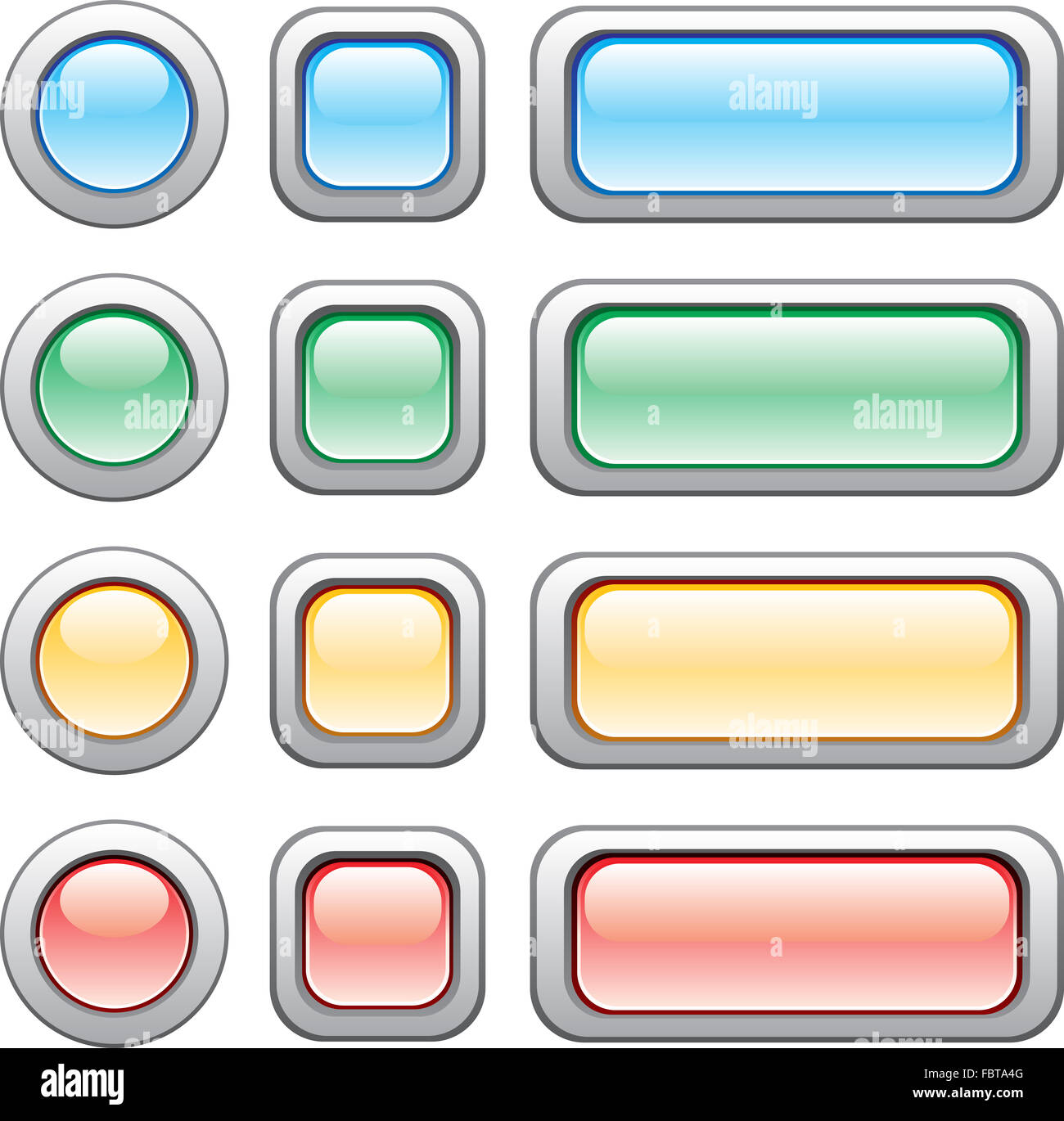 Knöpfe-set Stockfoto